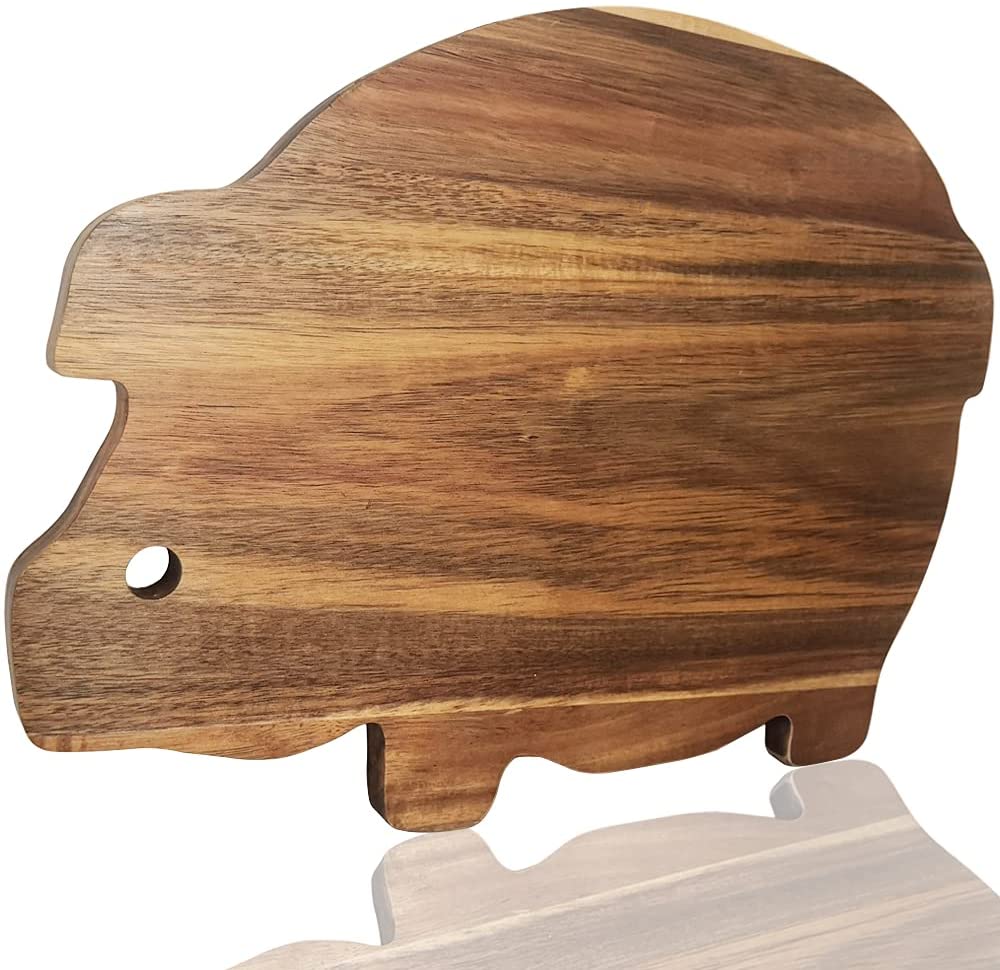 Price:$28.99 HOUSE Funny Pig Acacia Wood Cutting Board, Funny Farmhouse Gift, Large Multipurpose Sustainable Acacia Wood Cutting Board for Meat and Vegetable, Cheese: Home & Kitchen