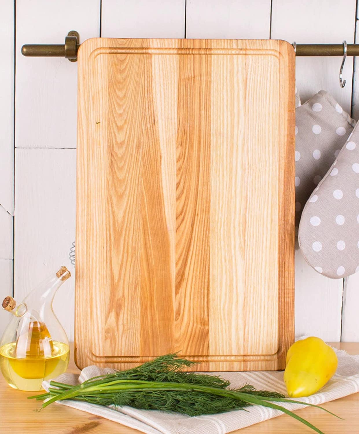 Price:$19.95 Wooden Hardwood Cutting Board for Kitchen BBQ Chinese Turkey Commercial - Lipped Charcuterie Board with Lip, Bread Cheese, Crackers Organic Chopping Board for Kitchen Wood Serving Platter: Home & Kitchen
