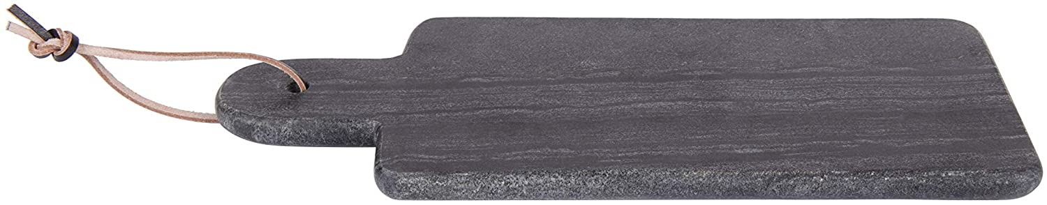 Price:$23.58 Co-Op Rectangular Black Marble Leather Strap Cutting Board, Gray : Home & Kitchen