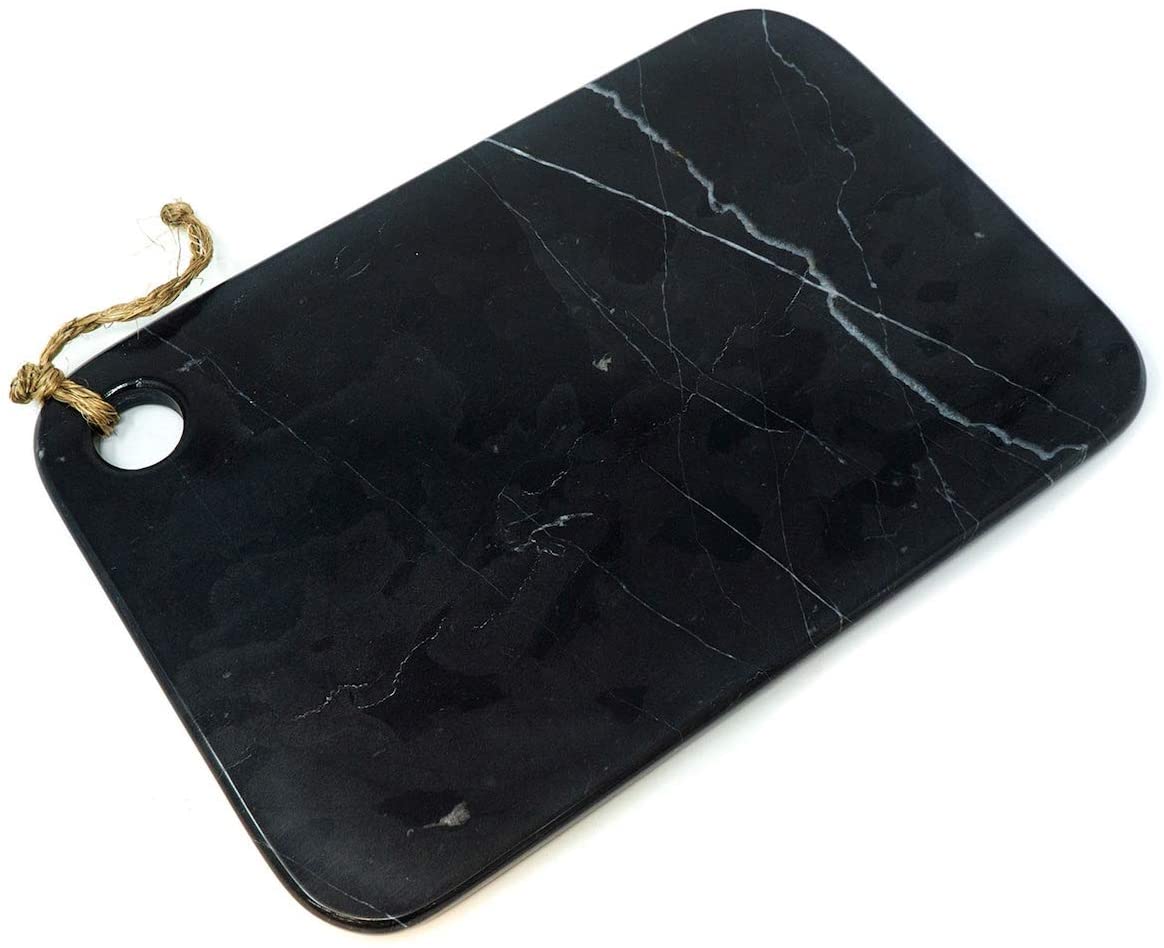 Price:$49.99 LUJOSO HOGAR MEXICO Marble Cheese Board 12 x 8 inches w/ Cord |Medium Cheese Board |Wine and Cheese Board |Small Cheese Board |Natural Marble Charcuterie Board |Cheese Platter in Monterrey Black: Cheese Servers