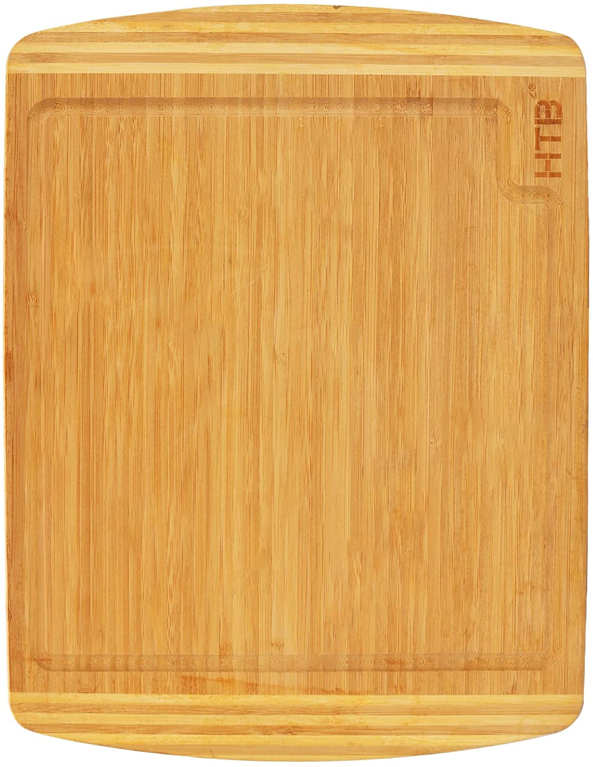 Price:$21.99 Chopping Board Extra Large With Juice Groove, Kitchen Large Cutting Board 17.6 x 13.8 Inch for Meat Vegetable Cheese, Reversible Serving Board By HTB: Home & Kitchen