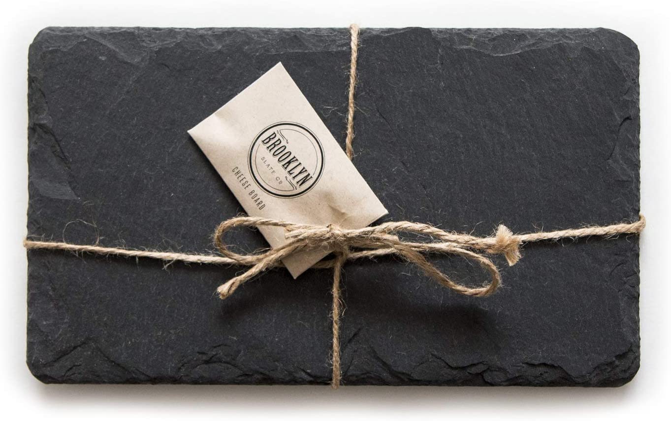 Price:$39.99 Slate Co. Slate Cheese Board (7x12, Black): Cheese Plates