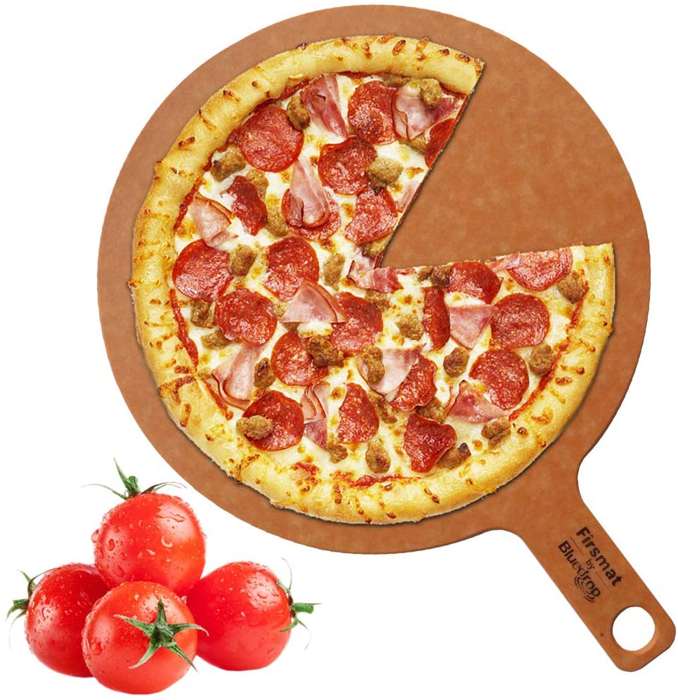 Price:$21.95 Premium Pizza Plate,Serving Board,Wood Fiber Round Pizza Cutting Pizza Boards with Handle, For Kitchen Chopping Plate Cutting Bread Fruit Vegetables Cheese 12 inches Round: Home & Kitchen