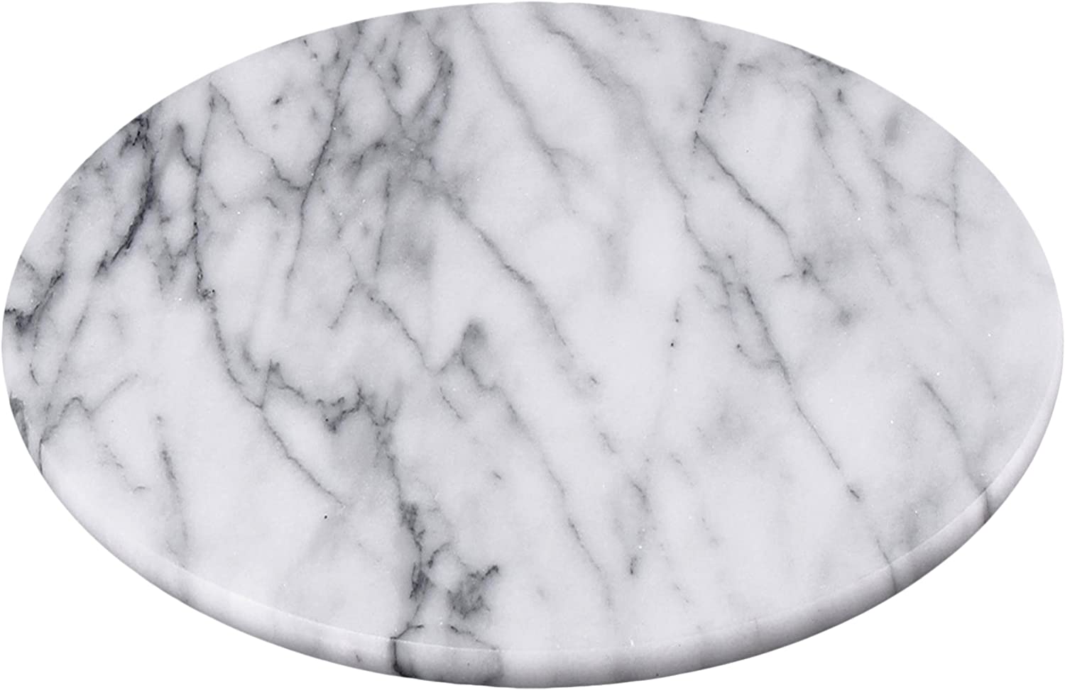 Price:$25.90 Home Natural Marble Round Trivet Cheese Board Dessert Serving Plate, 8" Diam, Off-White (patterns may vary): Home & Kitchen