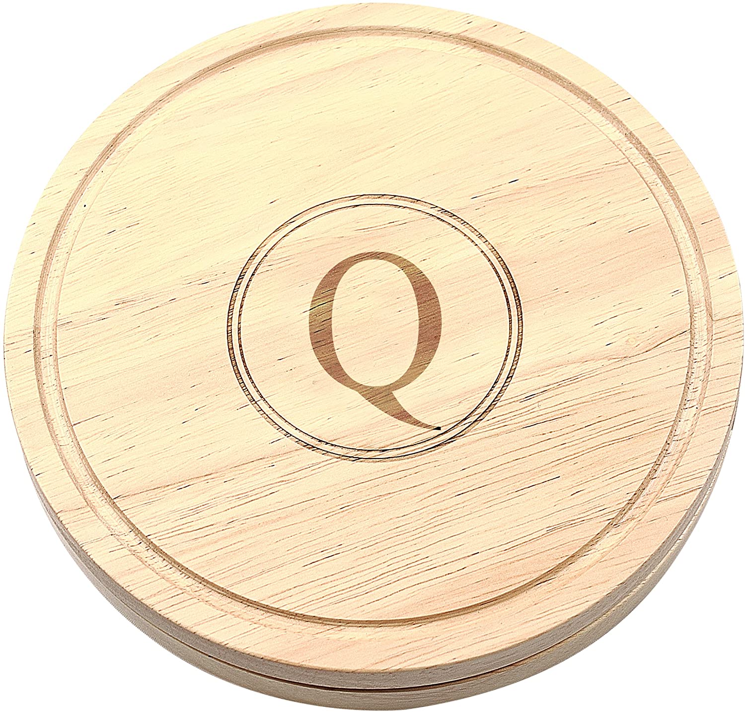 Price:$36.25 Concepts Personalized 5pc Gourmet Cheese Board Set, Letter Q: Home & Kitchen