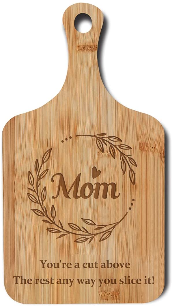 Price:$17.99 Funny Mom Recipe Bamboo Engraved Cheese Cutting Board, Home Family Rustic Farmhouse Kitchen Decor for Mothers Day Birthday, Christmas, Thanksgiving Gift from Daughter or Son: Home & Kitchen