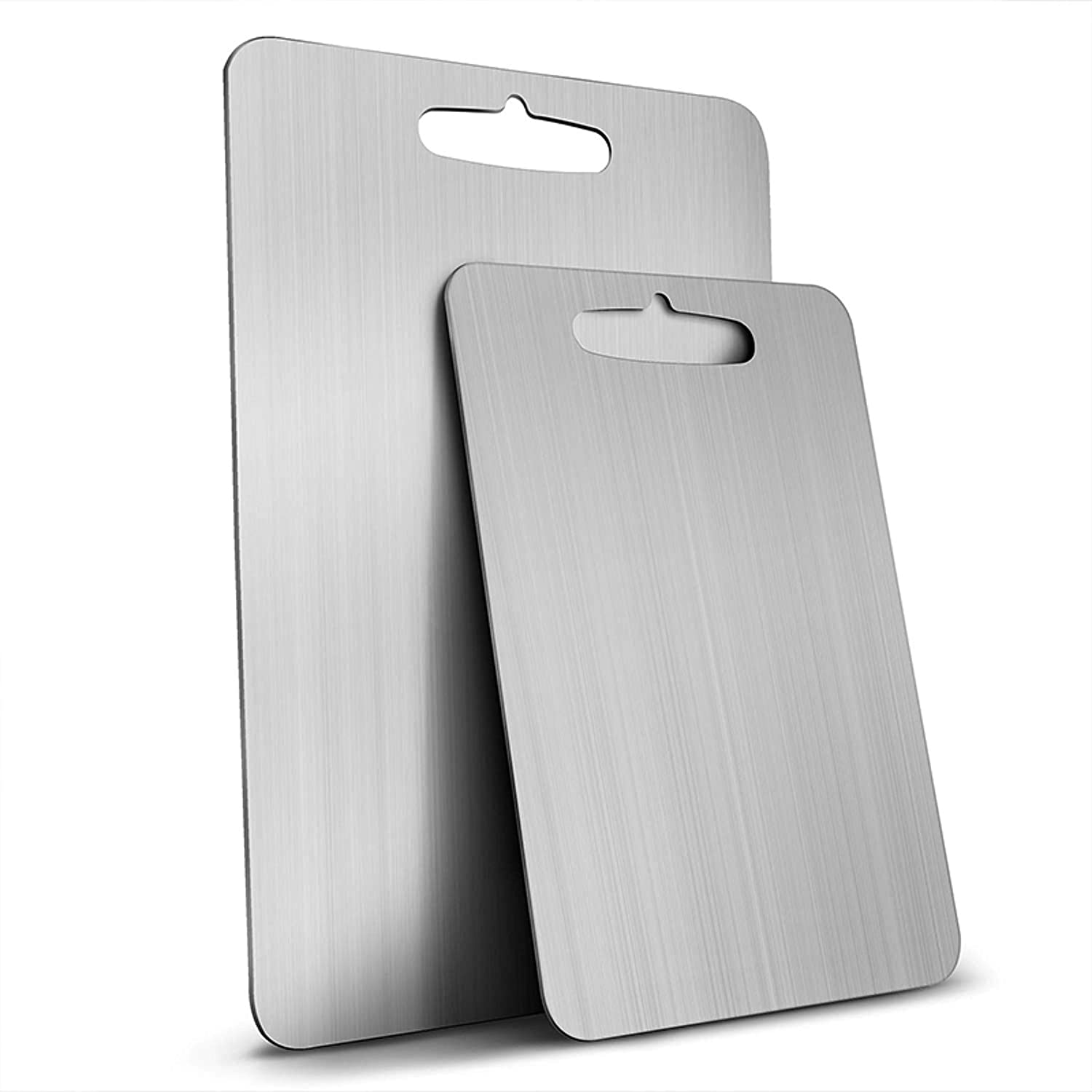 Price:$23.99 Steel Fruit Cutting Board for Kitchen - Vegetables Choping Board & Best Kitchen Butcher Block for Meat, Cheese, Heavy Duty Cut Boards (M): Home & Kitchen