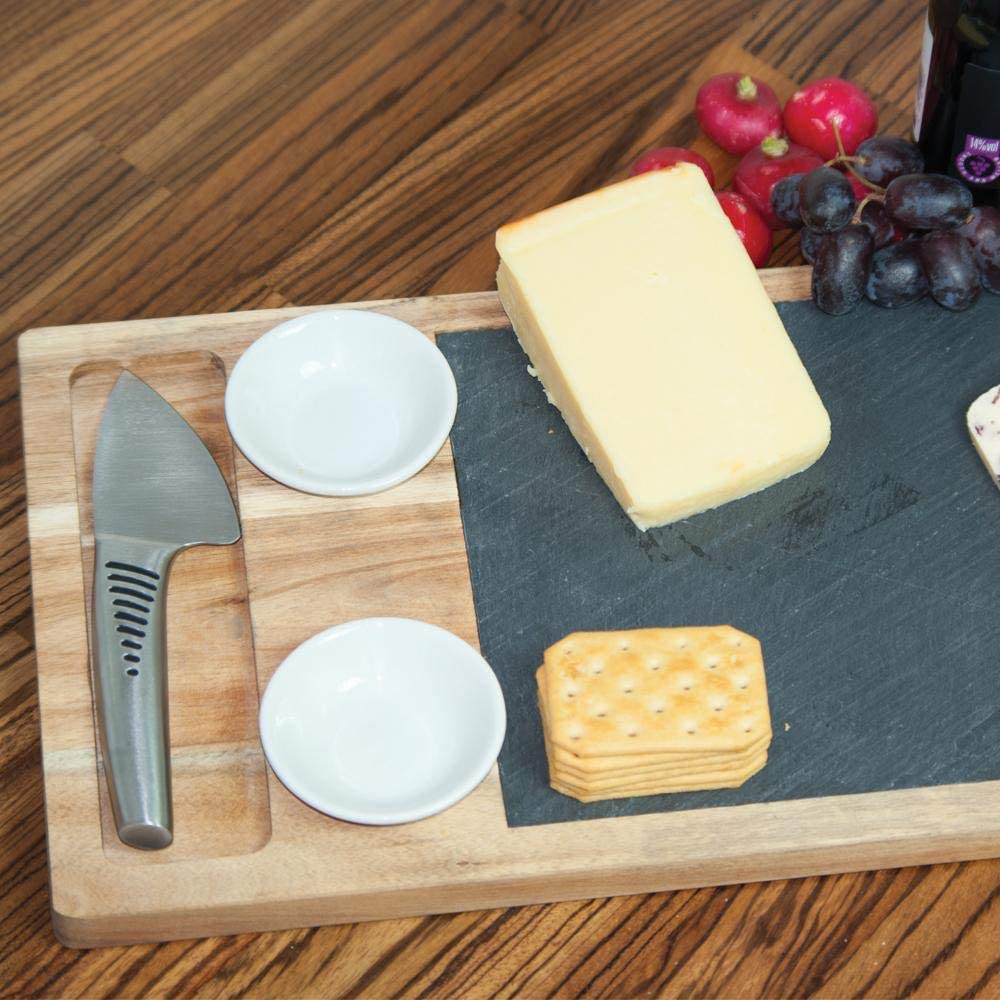 Price:$44.99 Patrique Slate Cheese Board & Cheese Knife Set: Home & Kitchen