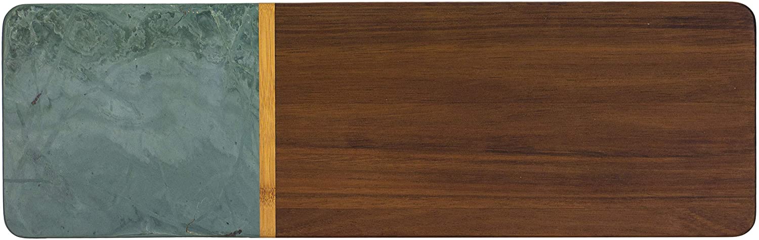 Price:$39.99 Bamboo Rock & Branch Series Slate and Acacia Serving Board: Home & Kitchen