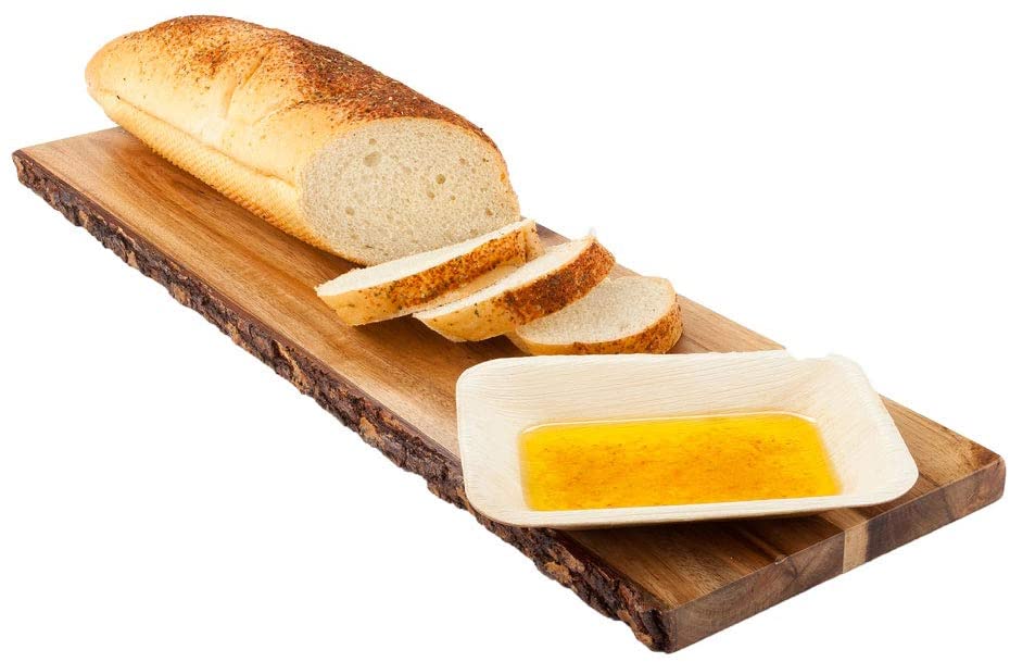 Price:$59.61 Inch x 7 Inch Acacia Serving Board, 1 Rectangle Wood Platter With Bark - Varnished With Bark Edges, Large, Natural Acacia Wood Rustic Chopping Board, For Meats And Cheeses - Restaurantware : Everything Else