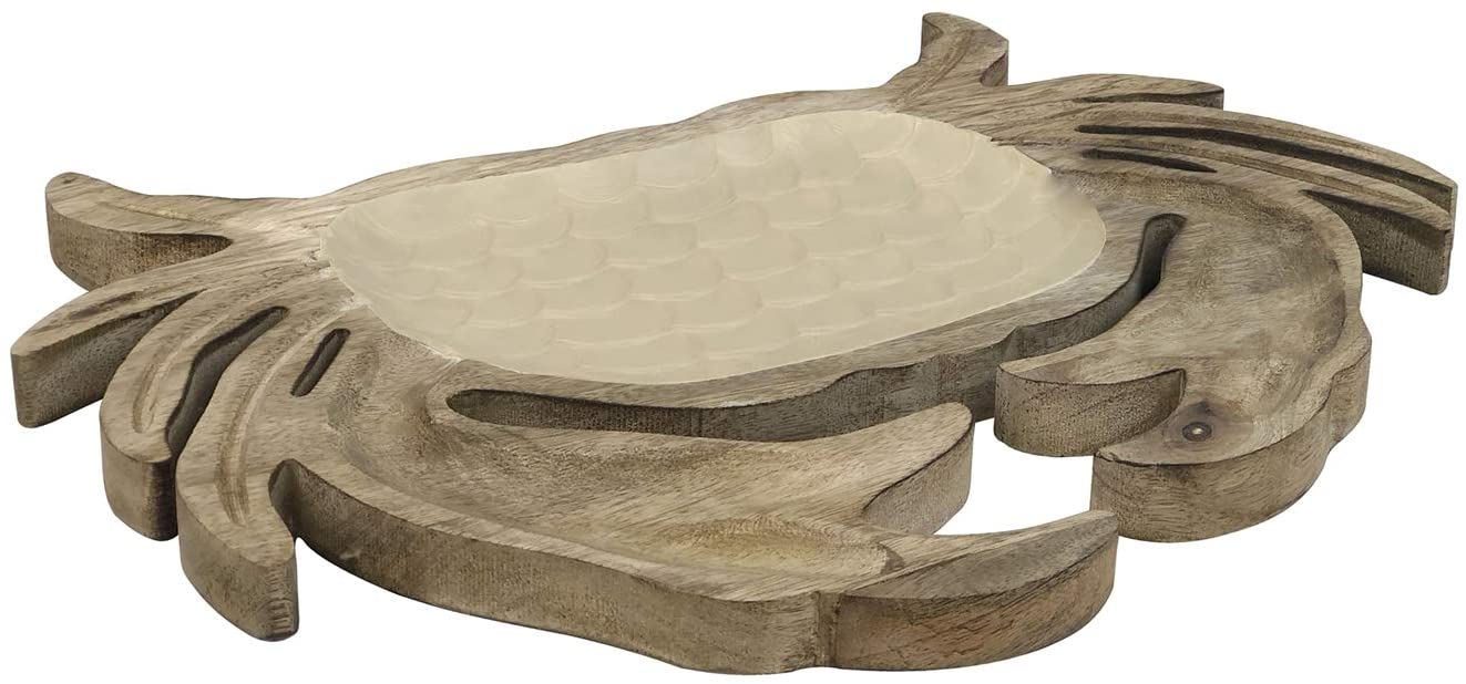 Price:$43.99 B23182 Wood and Enamel Crab Platter, 17-inch Length: Platters