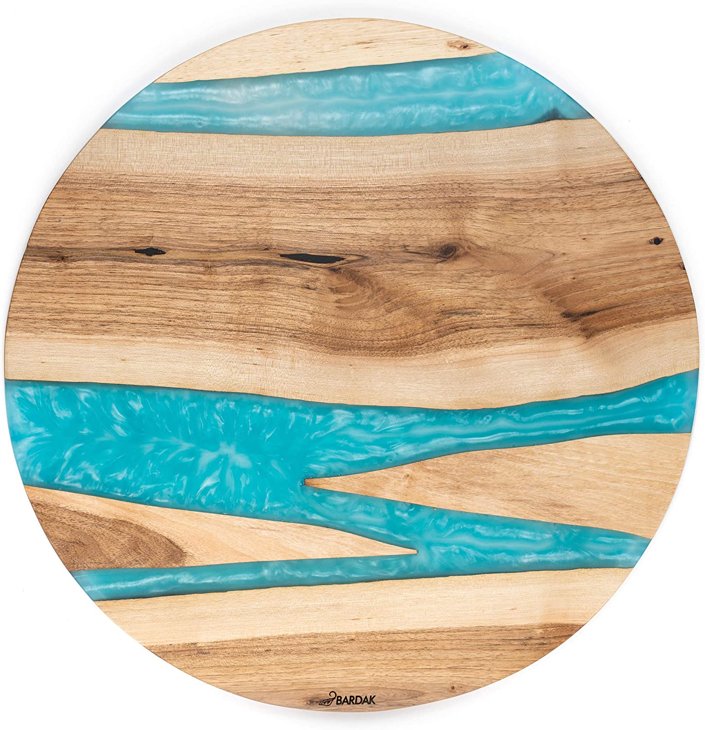 Price:$245.00 Handmade ◆ Unique Charcuterie Board ◆ Cheese Cutting Board ◆ 16" Round Serving Board ◆ Serving Platter ◆ Serving Tray ◆ Breakfast Tray ◆ Ottoman Tray: Home & Kitchen