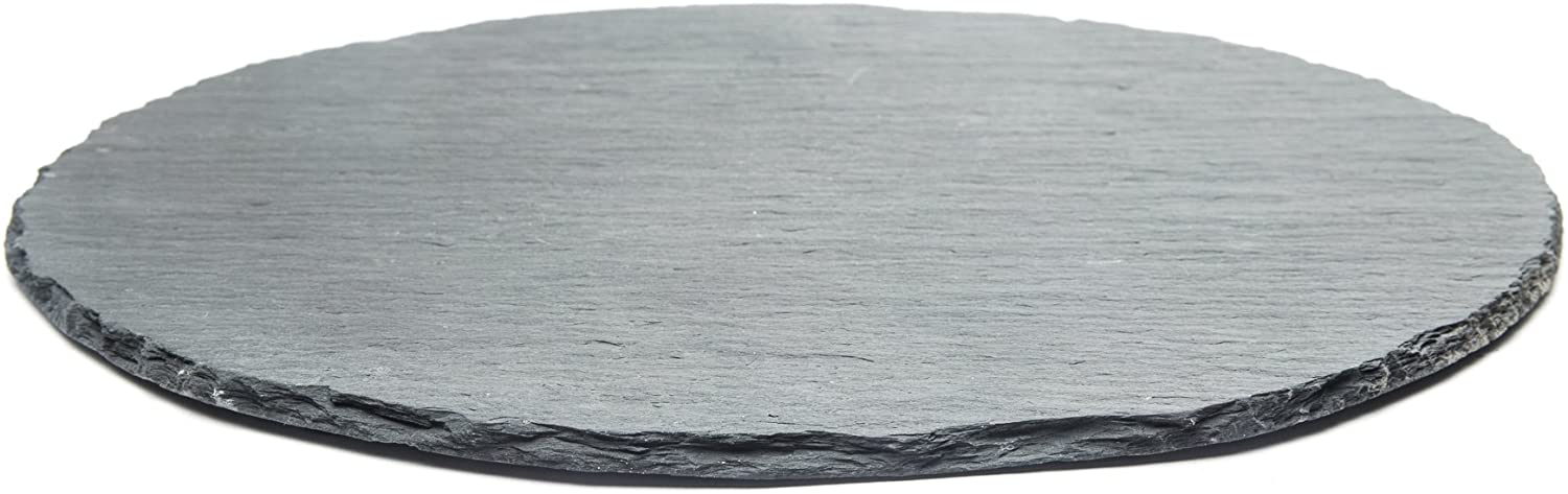 Price:$19.42 Run 3808 Slate Cheese Board, Round Gray, 12 x 12 x 0.25 inches: Home & Kitchen