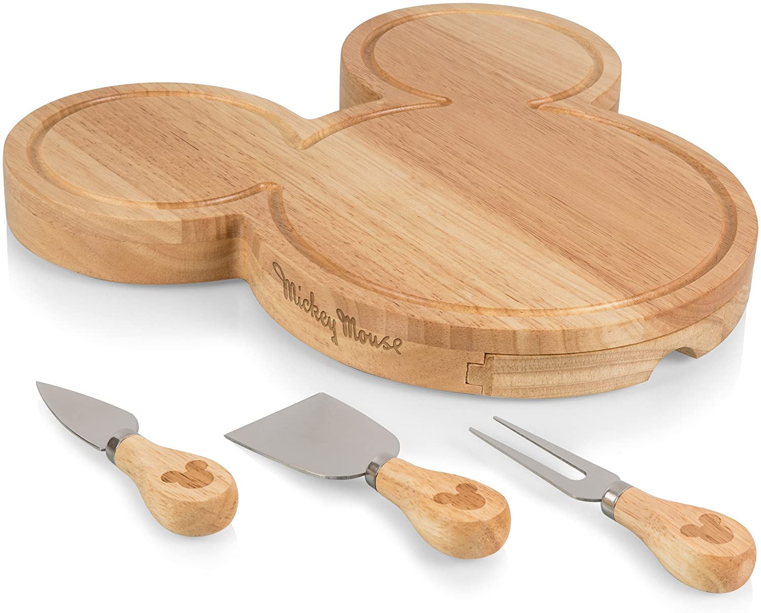 Price:$57.99 Classic Mickey Mouse Cheese Board with Cheese Tools: Home & Kitchen