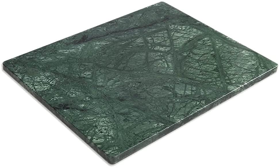 Price:$71.99 Natural Green Marble Pastry Cheese and Cutting Serving Baking Board Large 16x20 Inch for Gift : Everything Else