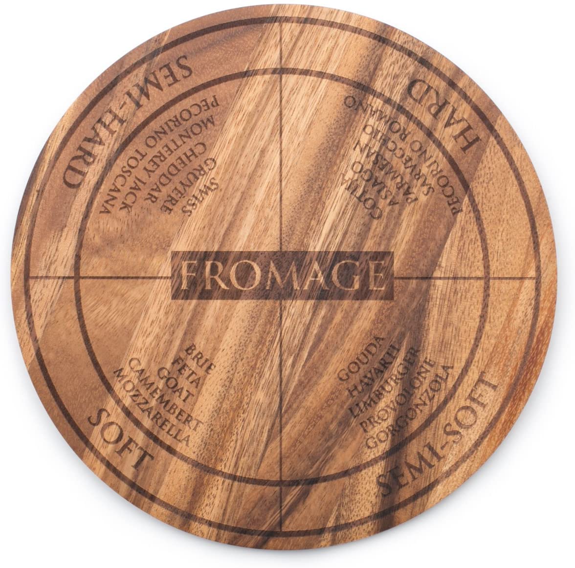 Price:$15.99 Gourmet 28686 Round Dorset Cheese and Charcuterie Paddle: Home & Kitchen