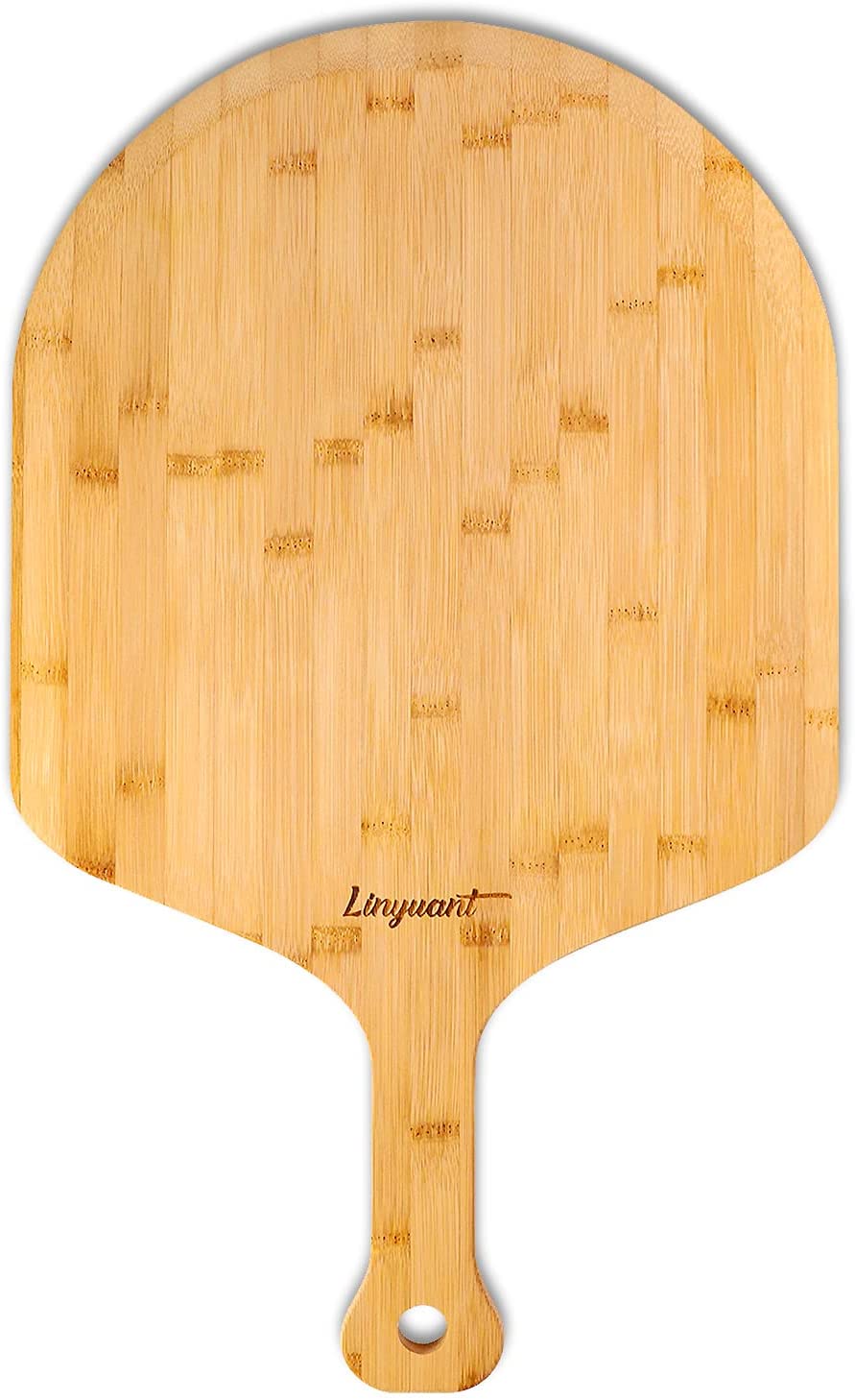 Price:$19.99 Pizza Peel,Premium Pizza Board with Handle,Natural Pizza Serving Board Wooden Cutting Board for Homemade Pizza,Cutting Fruit Vegetables, Breads,Cheese and Serving Board - 19.6 x 11.8 Inch: Home & Kitchen