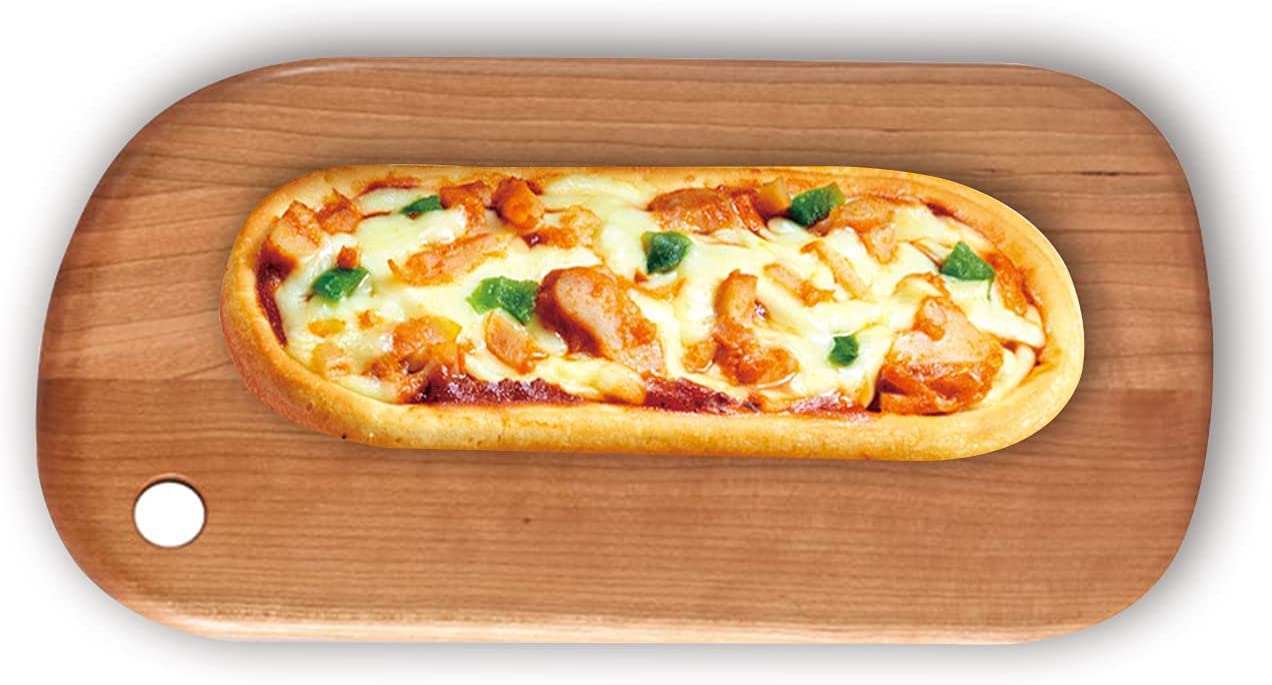 Price:$24.99 Board Wood Chopping Board with Handle Hole for Kitchen Meat Vegetables Cheese Serving, 1pcs: Home & Kitchen