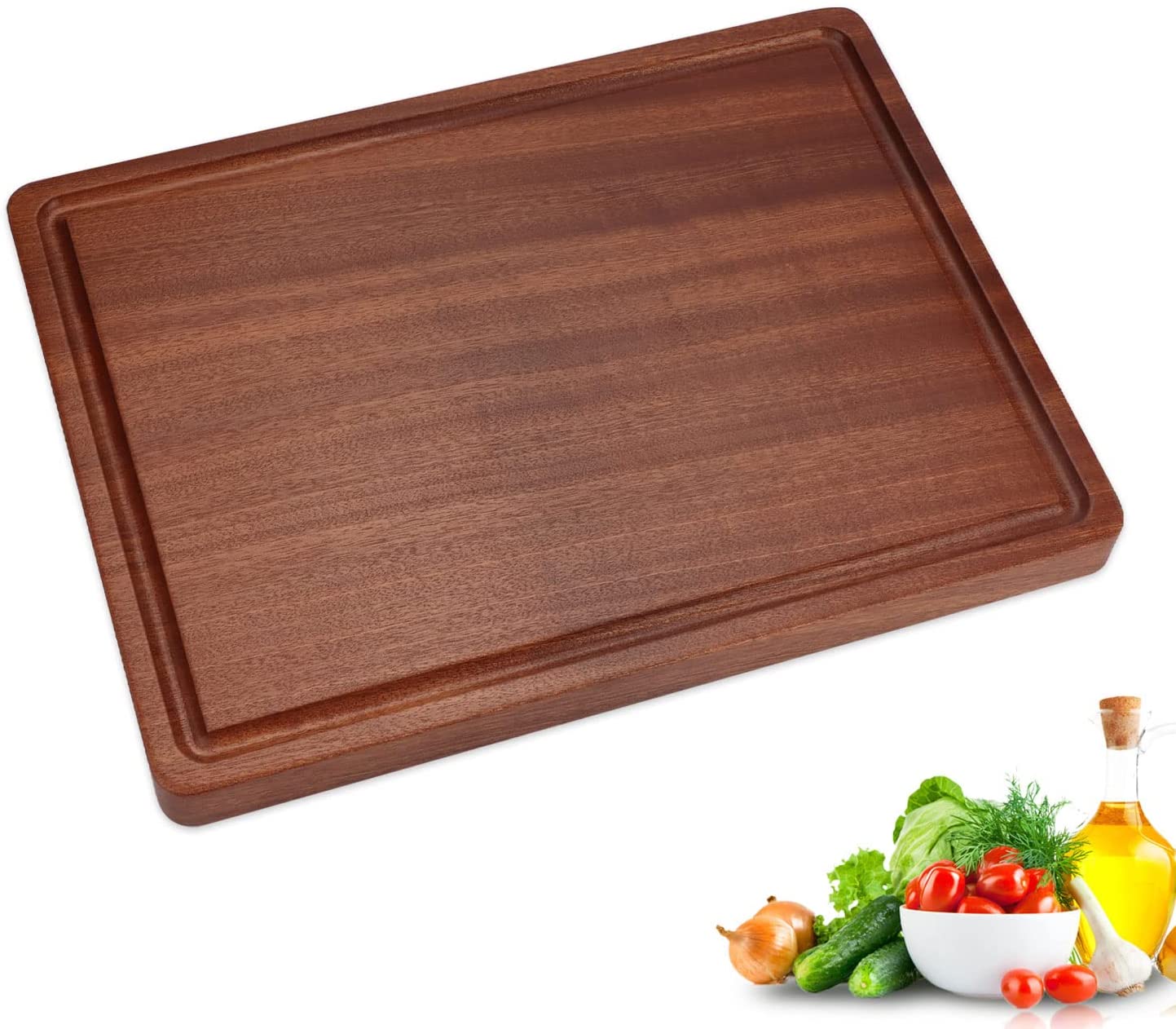 Price:$59.99 Wood Cutting Board - Butcher Block Cutting Board Wood Wooden Cutting Board Reversible Acacia Cutting Board Wood Cutting Boards for Kitchen Cheese Board Charcuterie Board Whole wood Non-spliced: Home & Kitchen