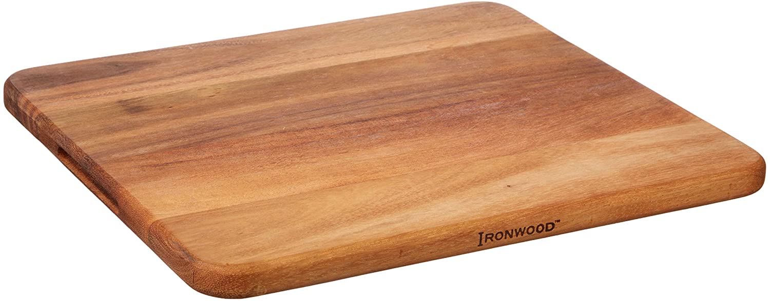 Price:$39.99 Gourmet Cutting Board, 14 x 16 x 1 inches, Brown: Home & Kitchen