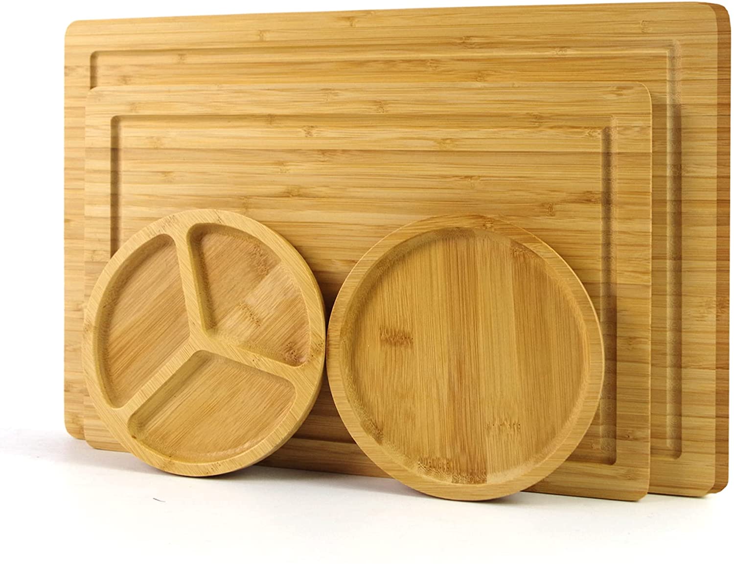 Price:$32.99 Oak Wood Cutting Board,Cheese Board,Wooden Charcuterie Platter Serving Tray for Serving Cheeses, Meats, Crackers, and Wine ,Unique Gifts for Birthday, Wedding,Party (X-Large,Large 2-Pieces) : Home & Kitchen