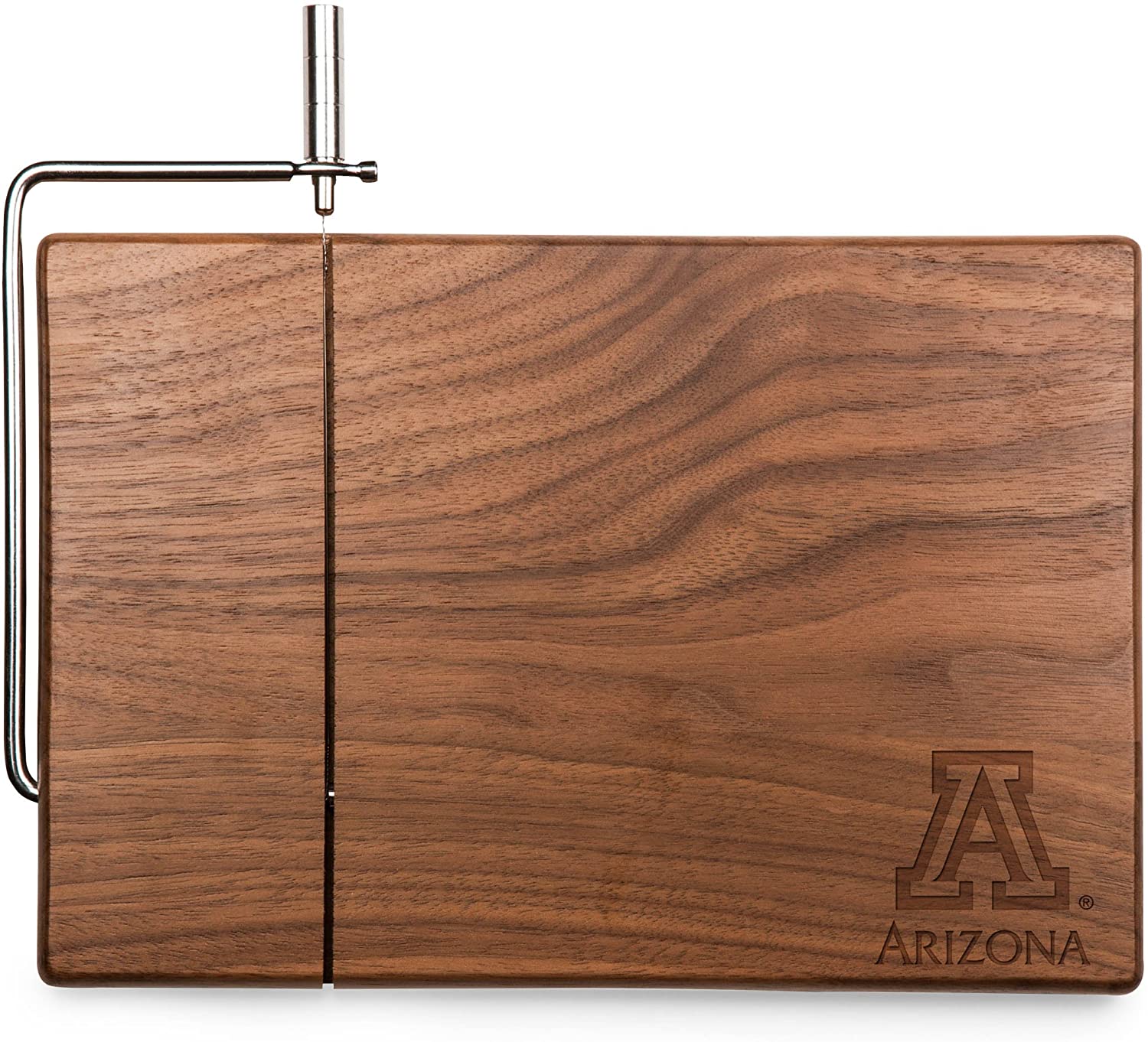 Price:$34.93 TIME NCAA Arizona Wildcats Meridian Black Walnut Cutting Board with Cheese Slicer : Home & Kitchen