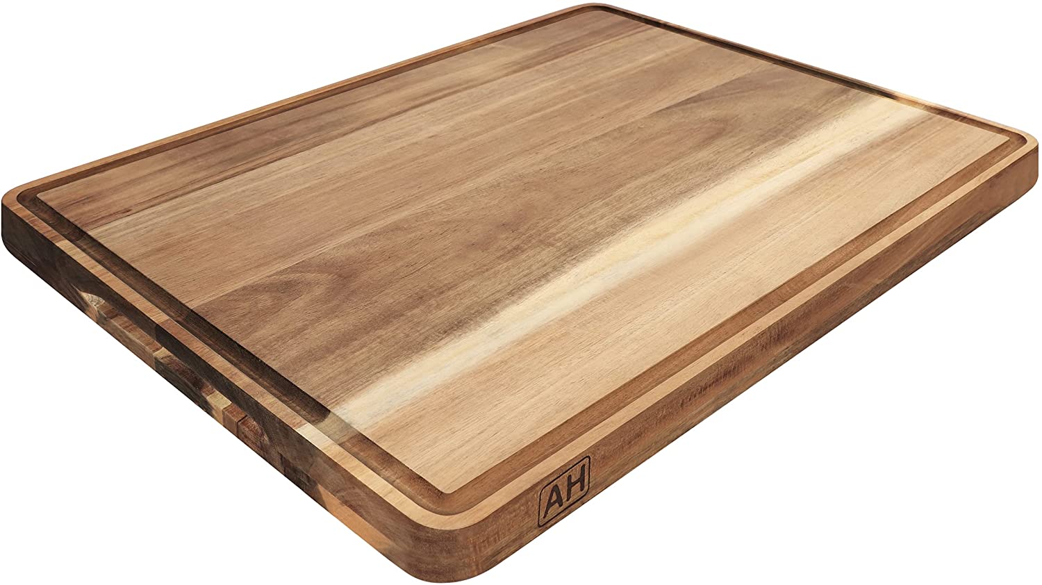 Price:$108.95 XXL Large Wood Cutting Board For Kitchen 24x18x1.5 (Gift Box) with Juice Groove Handle Non-slip Mats Extra Thick Wooden Chopping Board Butcher Block Cheese Charcuterie Board (Acacia): Home & Kitchen