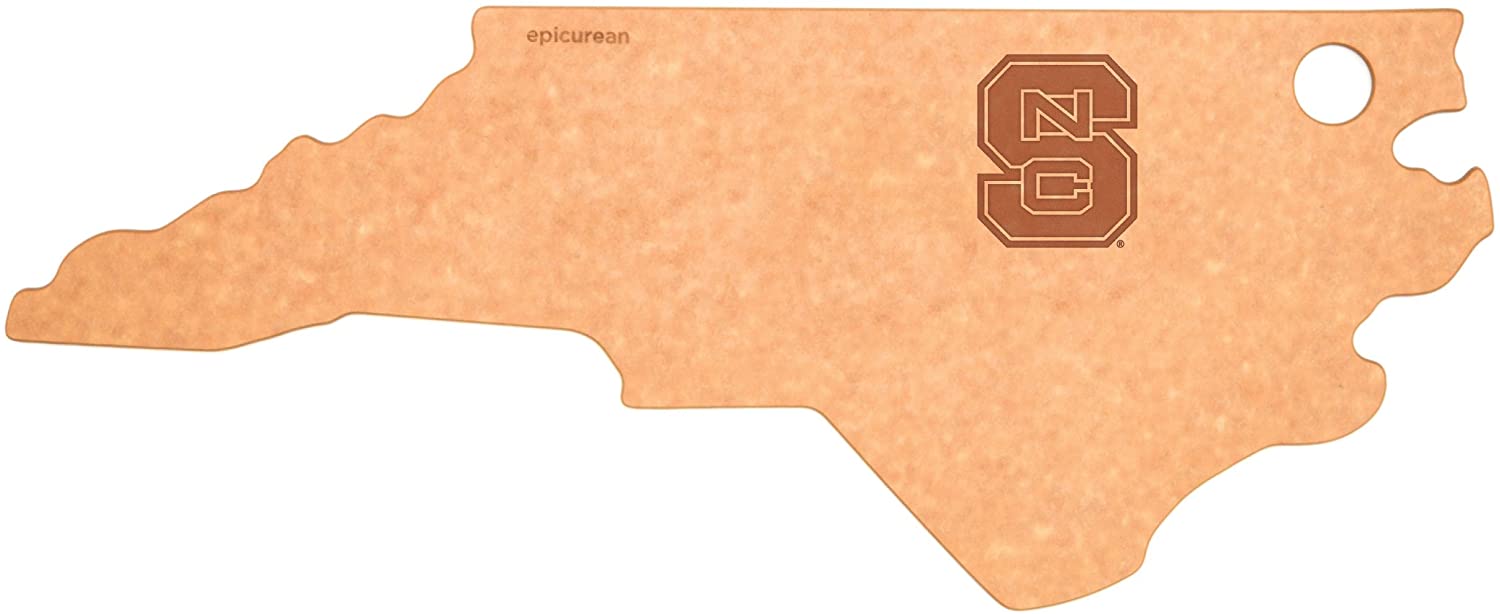 Price:$29.99 North Carolina State Wolfpack, Cheese Board, Natural/Slate: Home & Kitchen