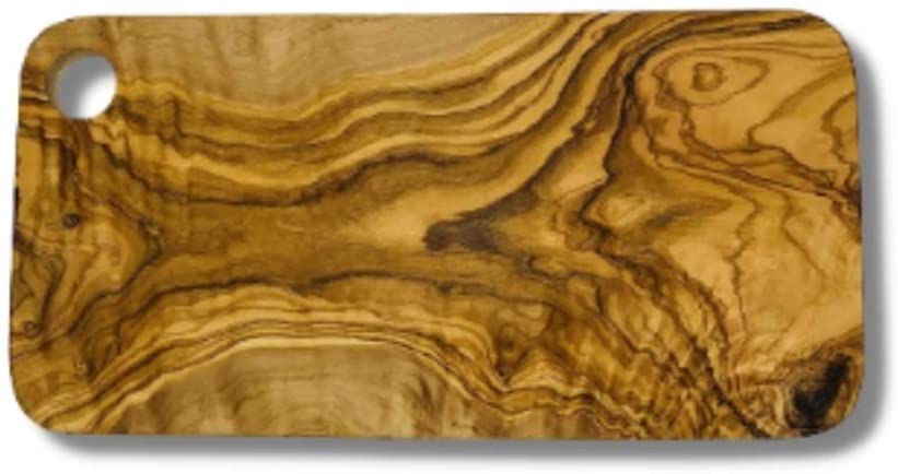 Price:$24.99 Wood Cutting Board | Hand Crafted 100% Wood | Hole for hanging in Kitchen or Cupboard | Perfect for Chopping, Slicing, and Dicing | Made in Tunisia | 12 inches long: Home & Kitchen