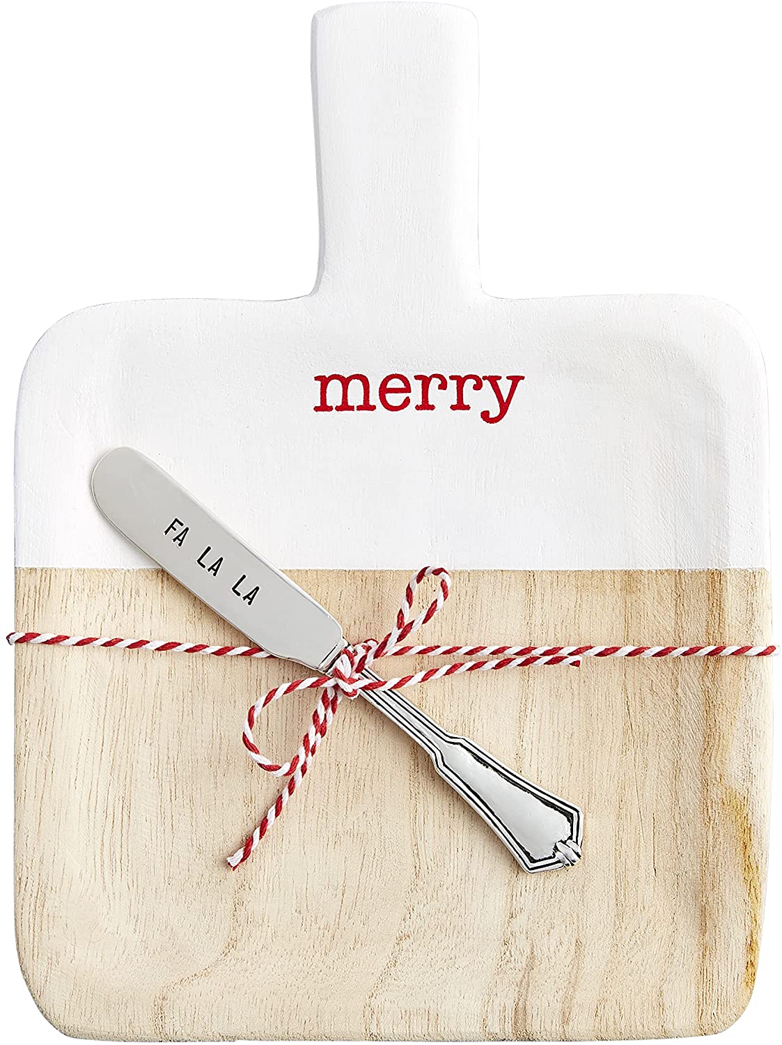 Price:$17.19 Pie Christmas Mini Board Set, Merry, board 9" x 6 1/2" | spreader 5 1/2": Home & Kitchen