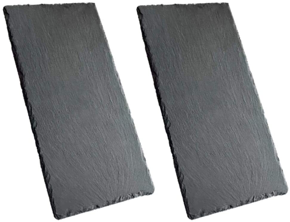 Price:$21.99 3Pcs Japanese Sushi Plate Slate Sushi Serving Platter Stone Rock Steak Plate Tray Cheese Board for Home Restaurant : Home & Kitchen