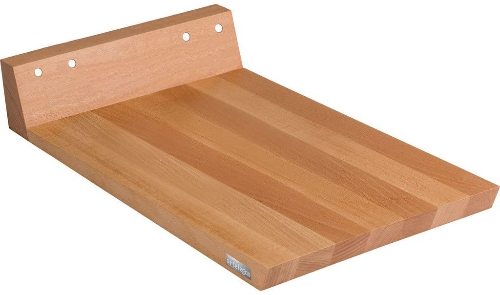 Price:$148.78 61 Solid Beech Wood Cheese Board with Magnetic Knife Bar at One End, Luxurious Parma Collection by Master Italian Craftsmen, Natural: Home & Kitchen