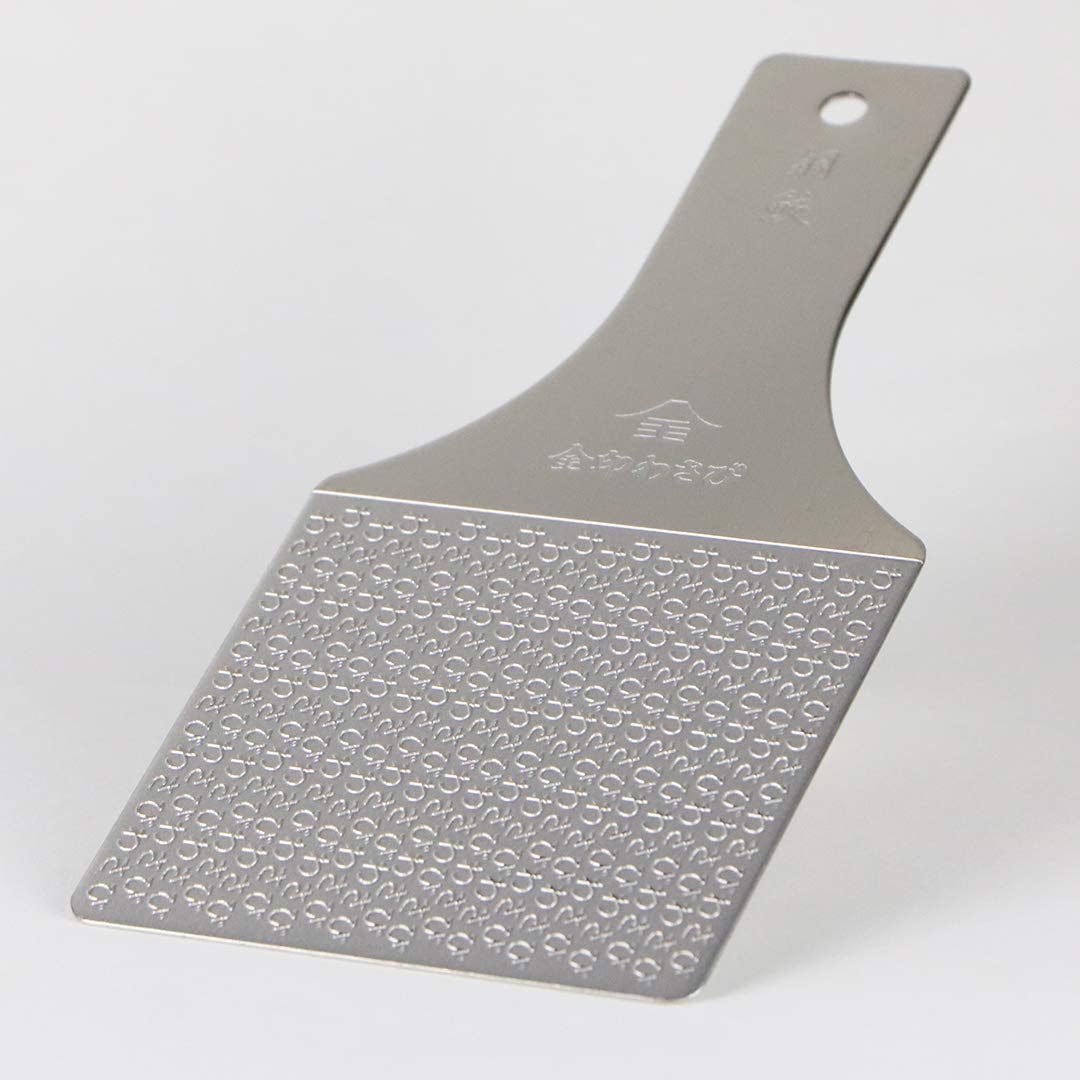 Price:$59.98 Steel Shark Wasabi Grater -Hagane Zame- (Regular)/Grater for Wasabi, Garlic, Ginger/Creamy (6.8 x 3.3): Home & Kitchen