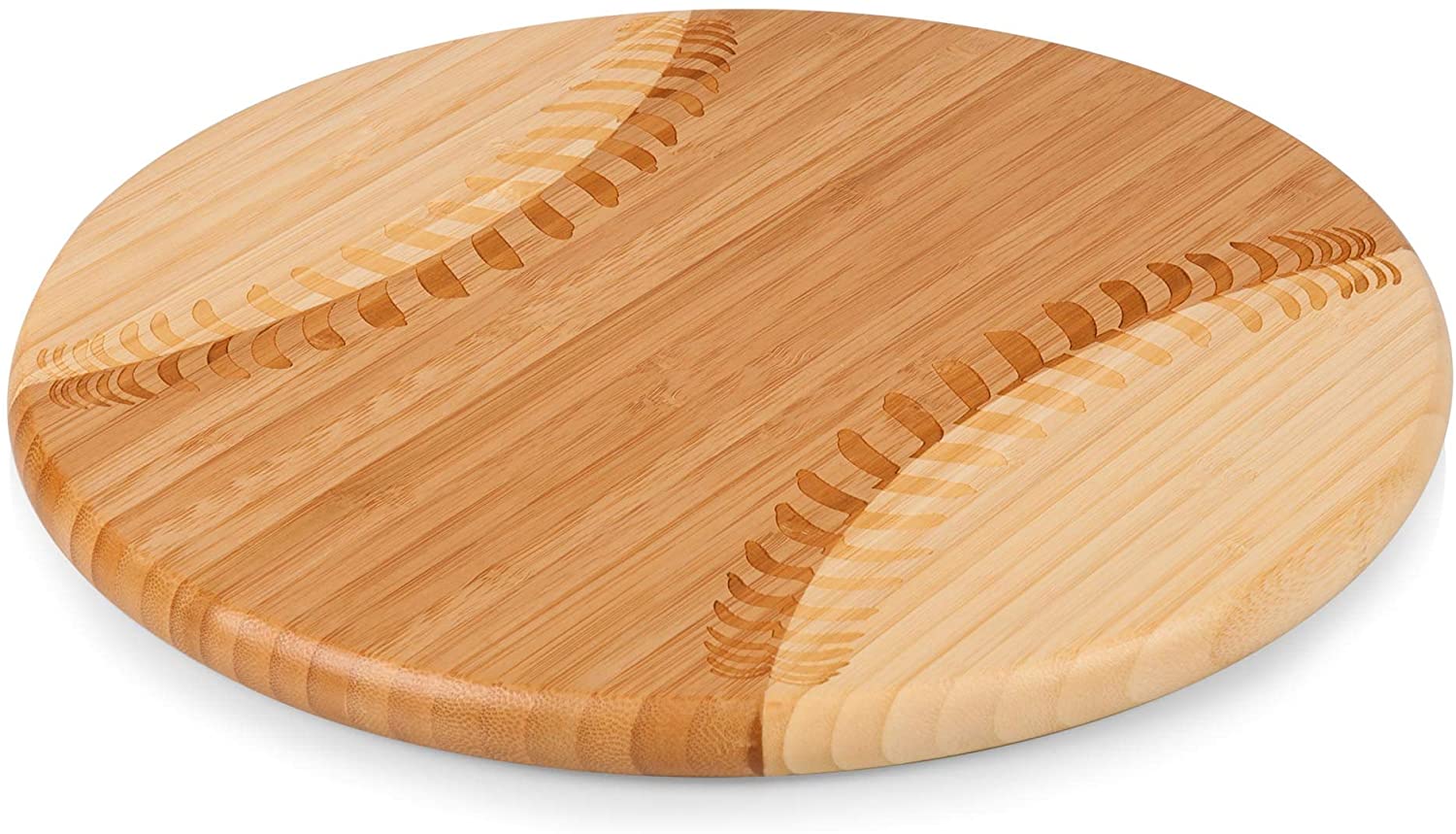 Price:$29.99 - a Picnic Time Brand Homerun! Bamboo 12-Inch Cutting Board: Baseball Cutting Board: Home & Kitchen