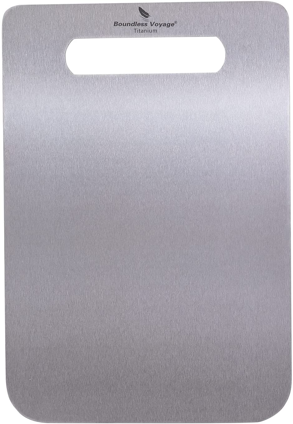 Price:$57.98 Voyage Titanium Cutting Board with Handle Hole Fruit Vegetables Meat Cheese for Outdoor Camping BBQ Kitchen IB-Ti5001P: Home & Kitchen
