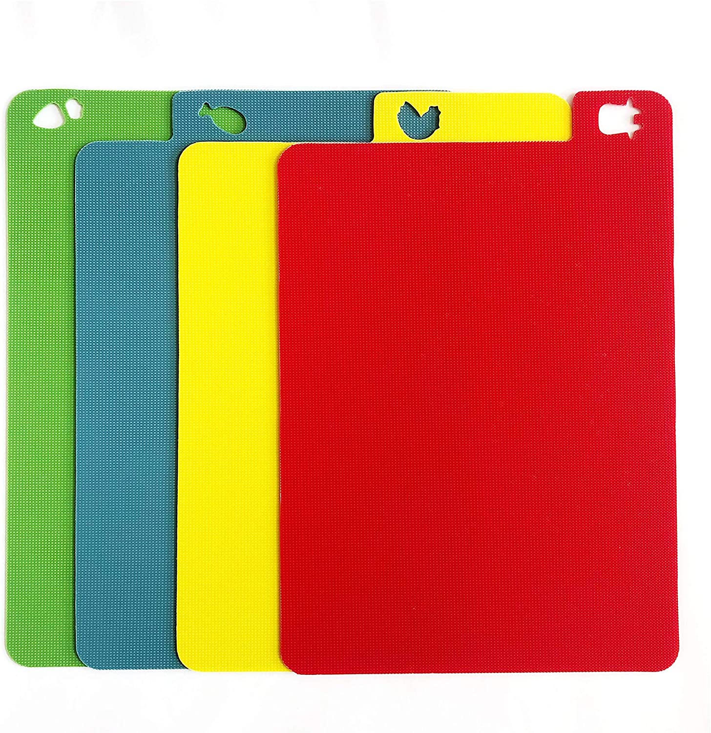 Price:$19.99 Flexible Index Slimline Chopping Boards Multi Colour Set | Chef Kitchen Cutting Food Prep Meat Vegetables Bread Crackers Cheese Chop Board: Home & Kitchen