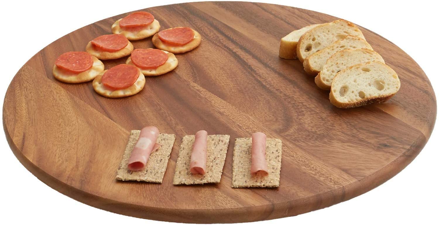 Price:$49.49 & Charles Round Lazy Susan Turntable with Stainless Steel Ball Bearing Mechanism (Brown): Home & Kitchen