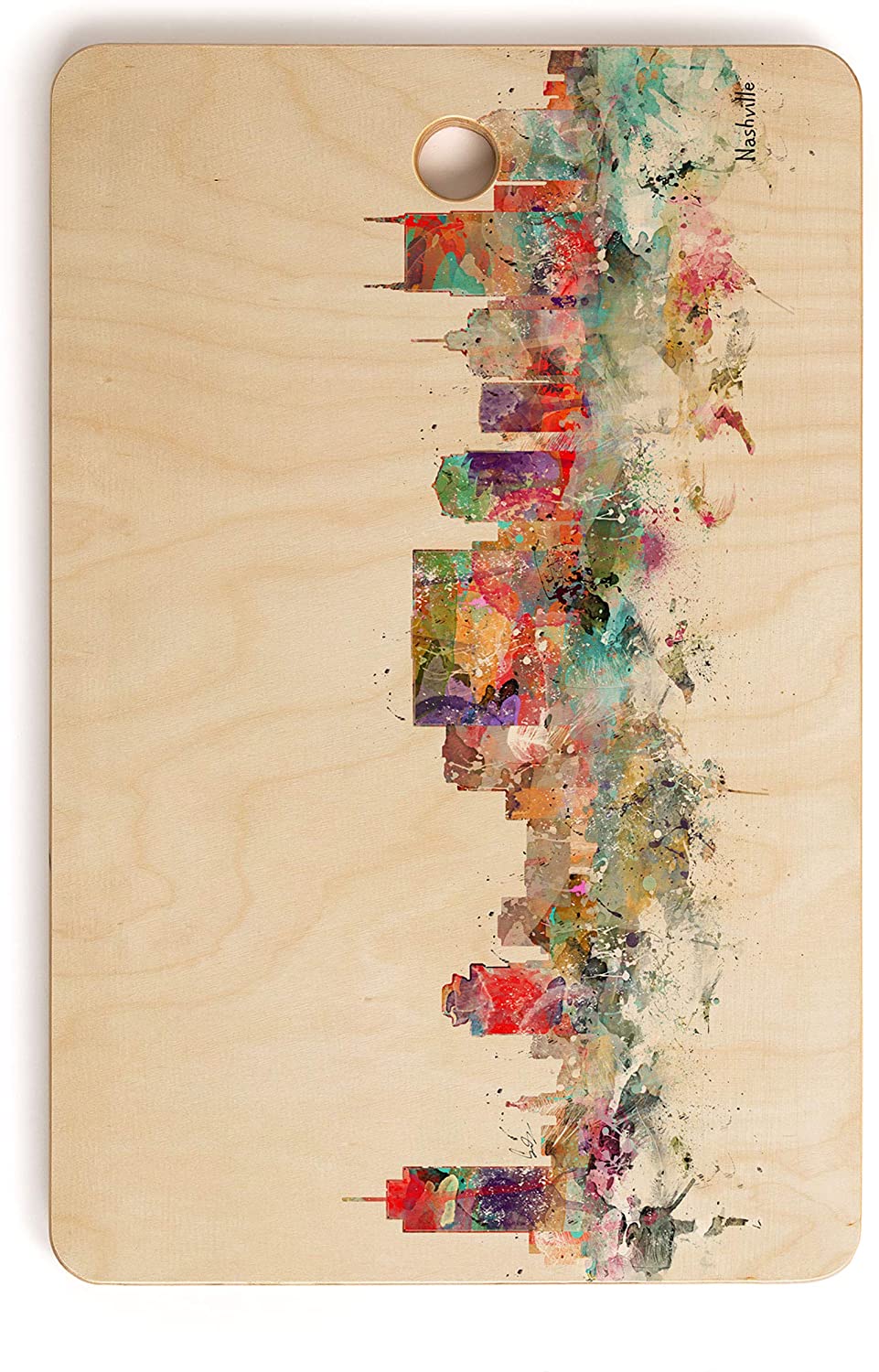 Price:$24.28 Bri Buckley Nashville Tennessee Skyline Cutting Board, Rectangle : Everything Else