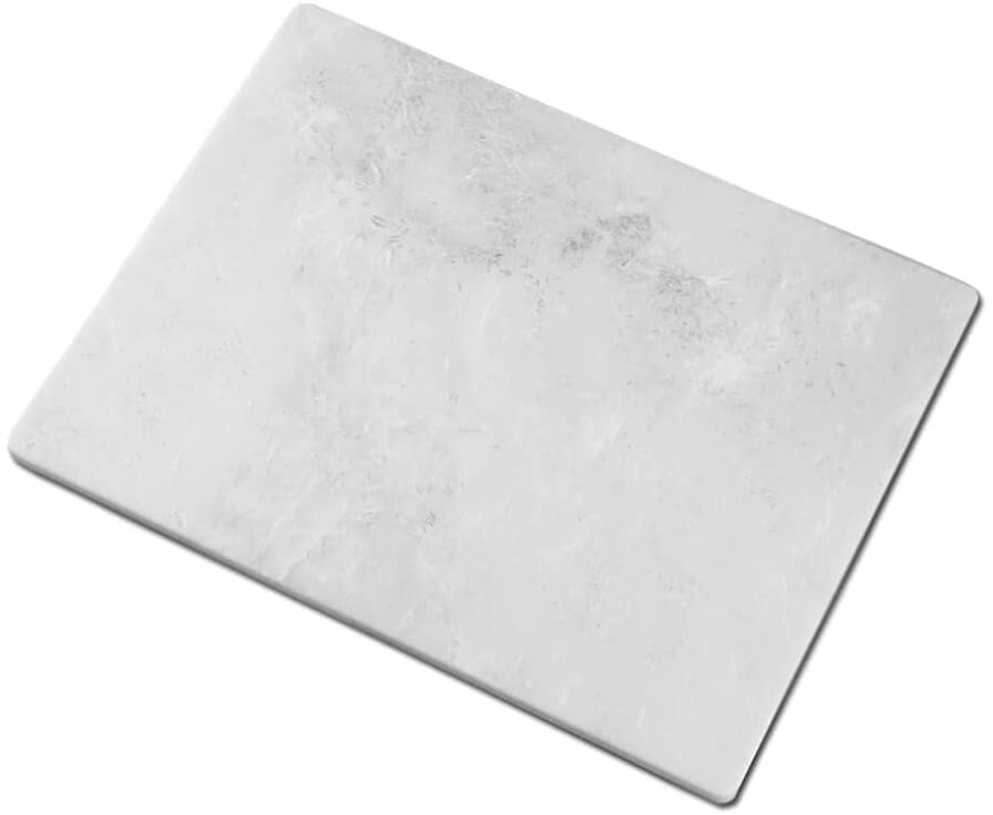 Price:$54.99 Marble Pastry Board 16x12 inch Cutting Board Marble Serving Tray for Cheese Perfect for Keep the Dough Cool and Chocolate Tempering Easy to Clean Sleek Design, Creamy White: Home & Kitchen