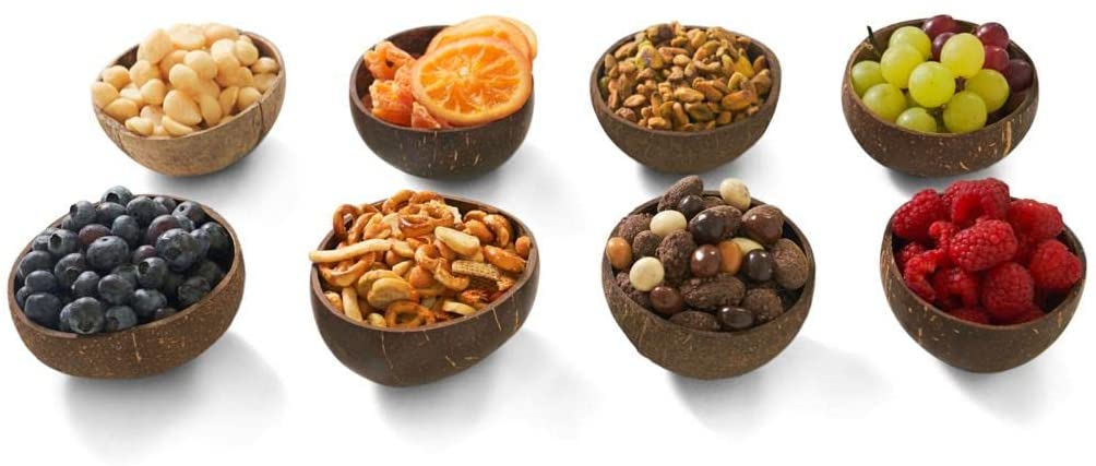 Price:$24.99 Mini Coconut Bowls | Charcuterie Boards and Cheese Board Accessory. Prep Bowls, Pinch Bowls, Sauce Cups, Charcuterie Cups, Salsa Bowls, Dipping Bowls, Condiment Bowls : Home & Kitchen