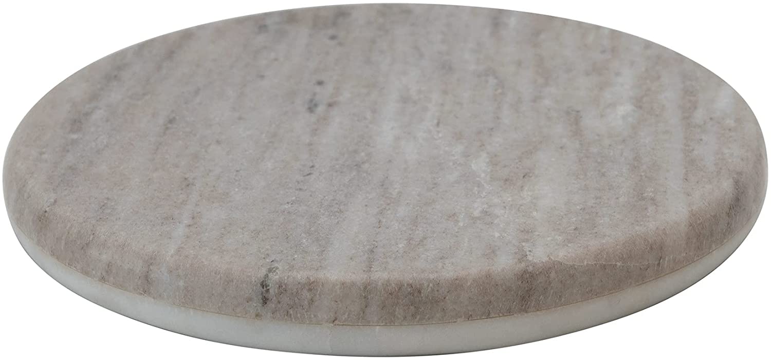 Price:$22.88 Co-Op Reversible Marble Cheese Cutting Board, 8" Round, Beige & White: Home & Kitchen