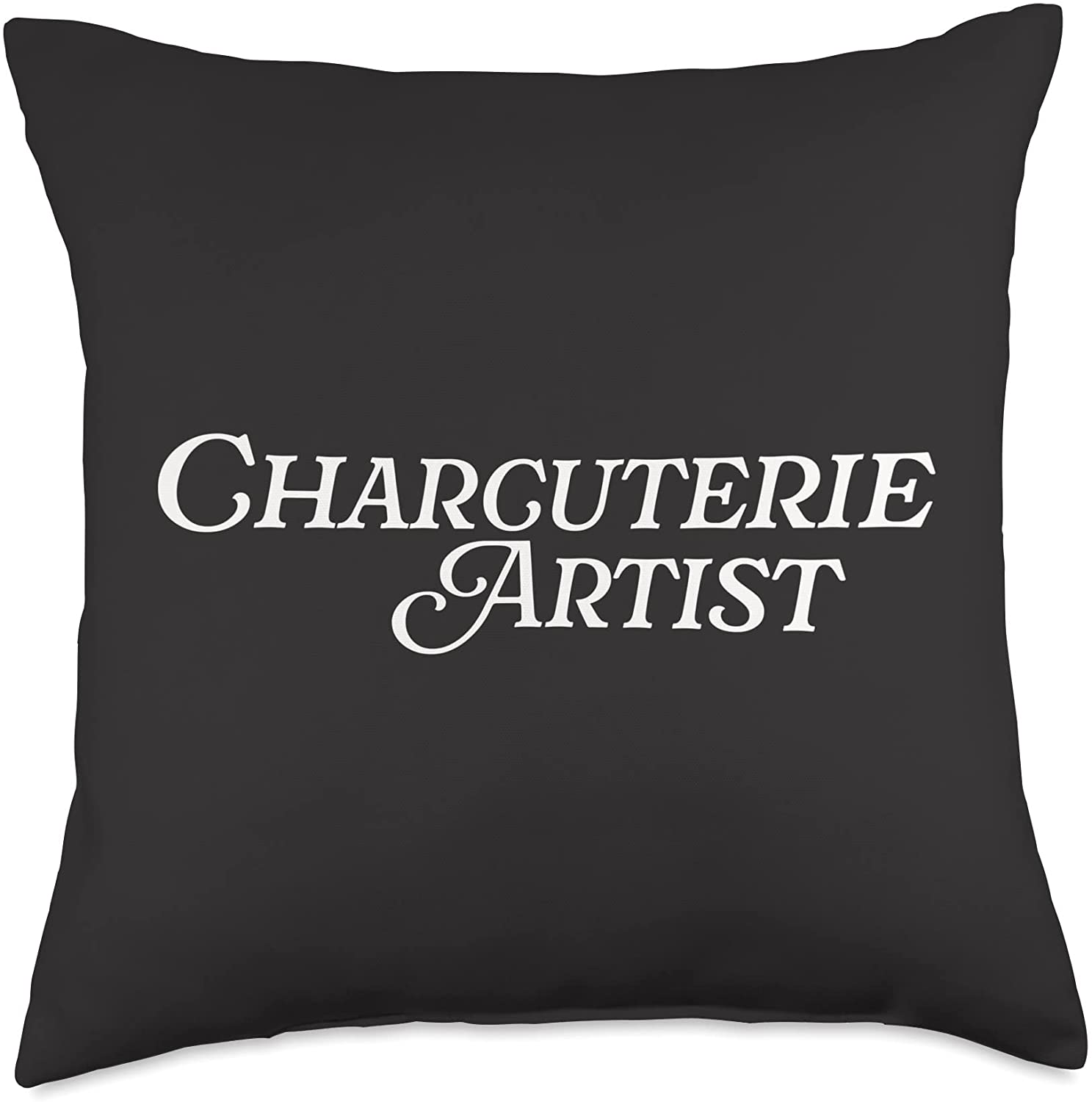 Price:$21.99 Artist Charcutier Cheese Funny Hostess Artist Funny Cheese Board Hostess Meat Crackers Throw Pillow, 18x18, Multicolor : Home & Kitchen