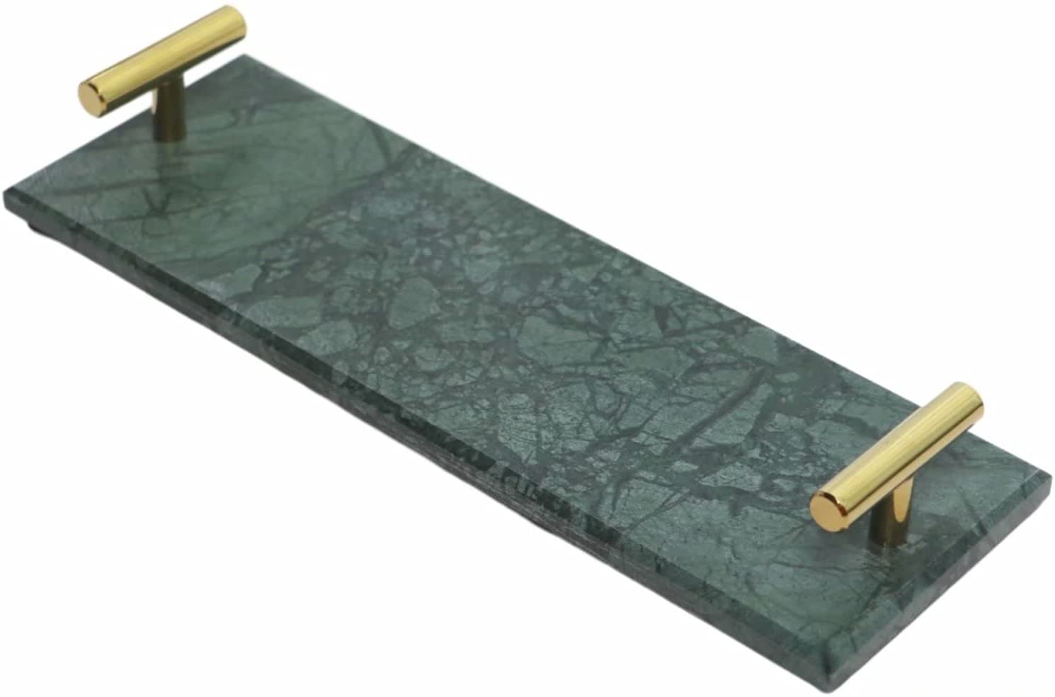 Price:$24.80 Makeup Marble Tray with Golden Metal Handles, Decorative Towel Tray, Perfume Collection Tray, Candle Tray, Jewelry Serving Tray : Home & Kitchen