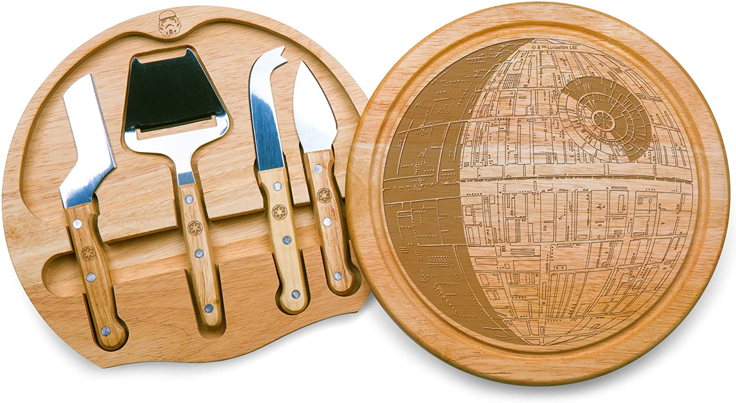 Price:$44.95 Star Wars/Death Star Circo Cheese Set with Cheese Tools: Home & Kitchen