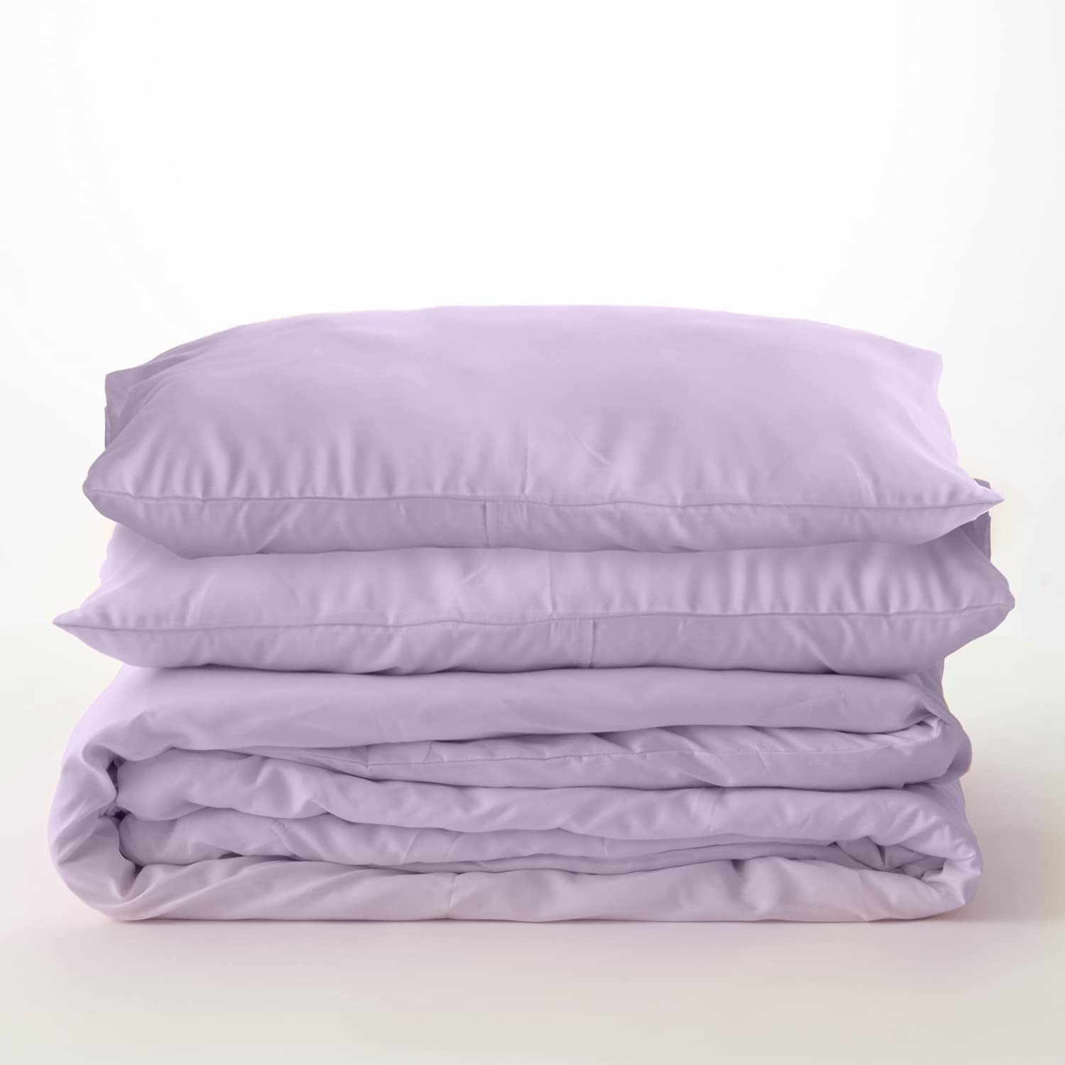 Price:$79.99 6-Piece All-in-One Duvet Set in Dusty Lilac | Full and Full XL Size | Duvet Cover, Insert, Shams and Bed Pillows | Muted Purple with Pink Tinge | Soft, Fluffy & Lightweight | Ideal for Fall : Home & Kitchen