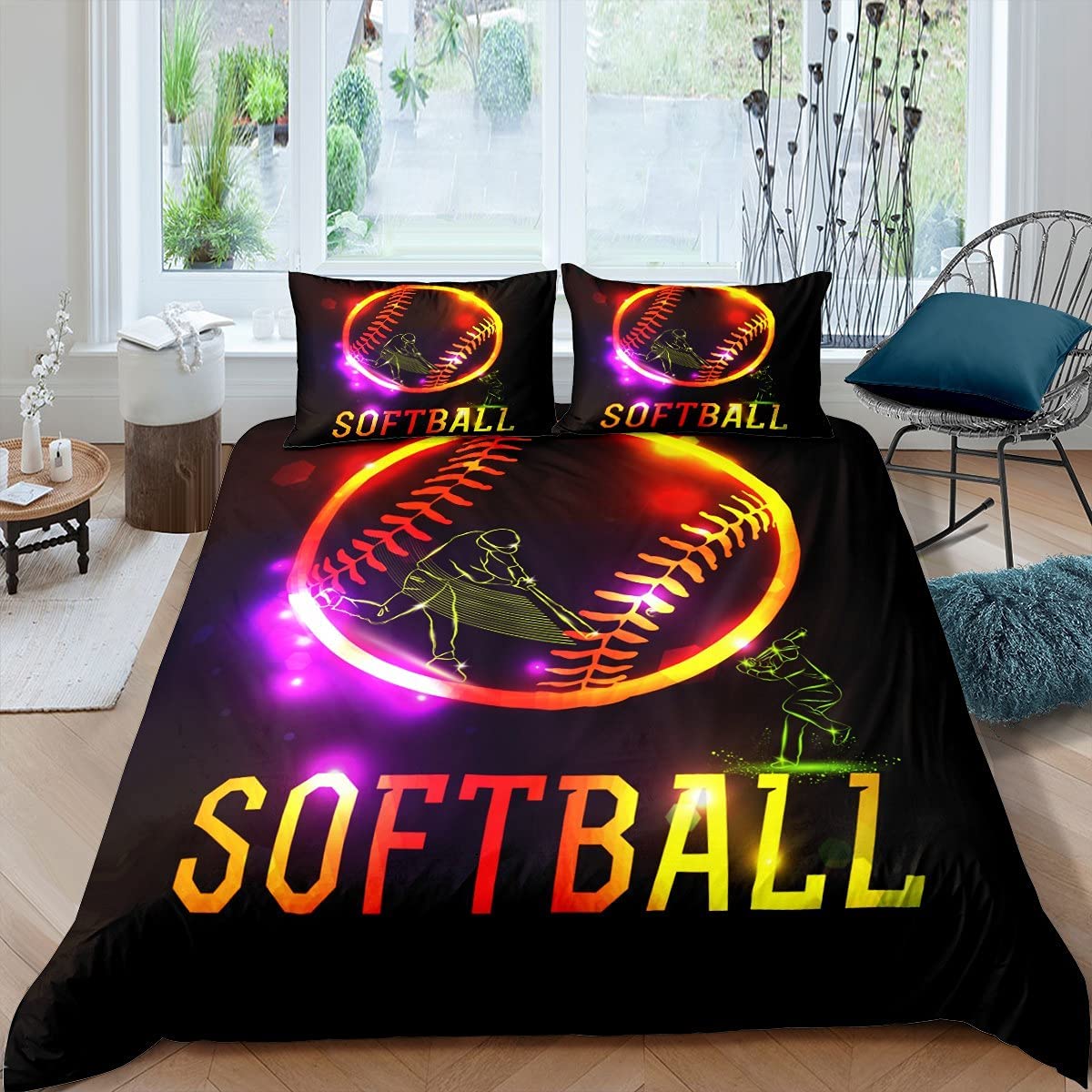 Price:$45.00 Duvet Cover Queen for Boys Girls Kids Yellow Gradient Bedding Set Sports Games Comforter Cover Child Player Print Decor Bedspread Quilt Cover for Kids Dorm Room,Soft,Zipper : Home & Kitchen