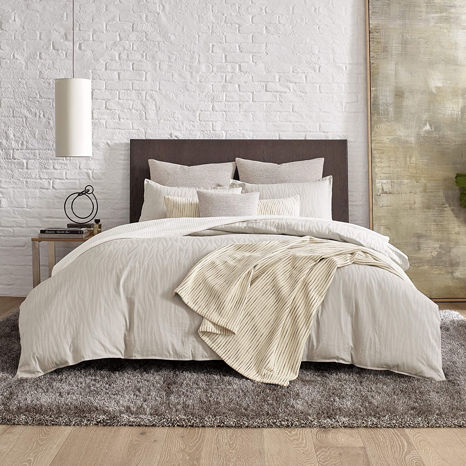 Price:$69.99 Cole New York Lawrence Beige King Duvet Cover Set : Home & Kitchen