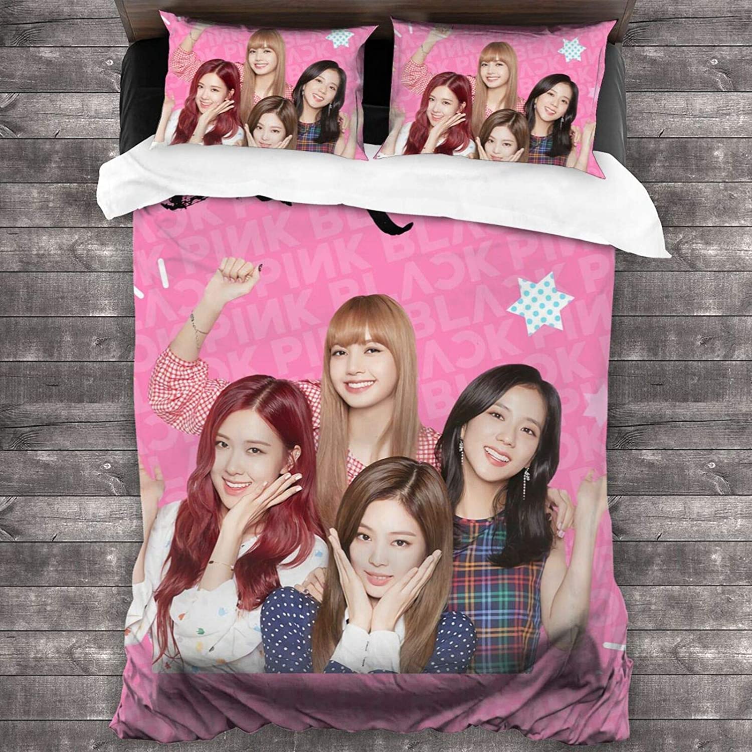 Price:$66.88 Luxury Home Decor Bedding Microfiber Duvet Cover Set, Black Band Groups Bedding Cover Sets with Zipper Closure, Throw Pillowcases for Sofa Playroom, 86x70 Inch : Home & Kitchen