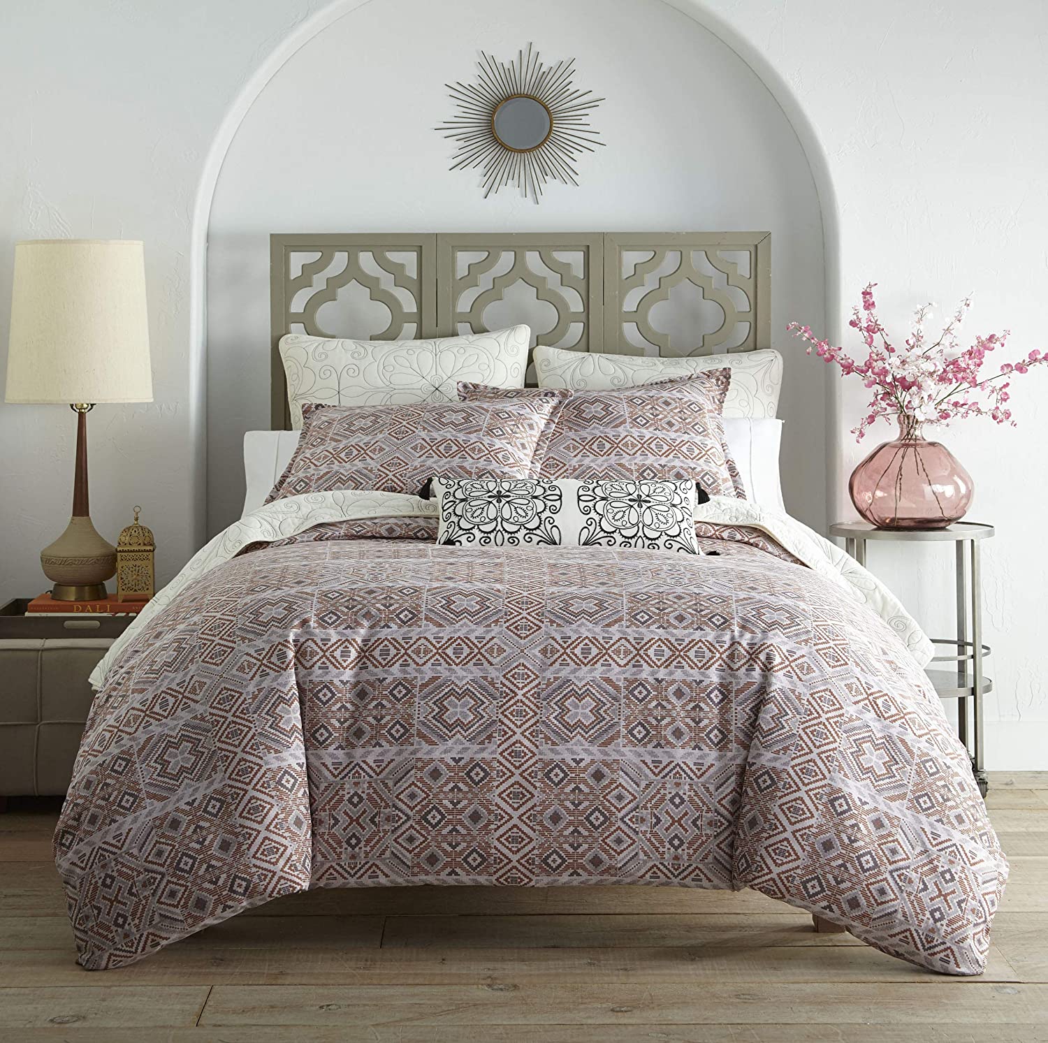 Price:$30.01 Skye Chennai Duvet Cover Set, King, Orange : Everything Else