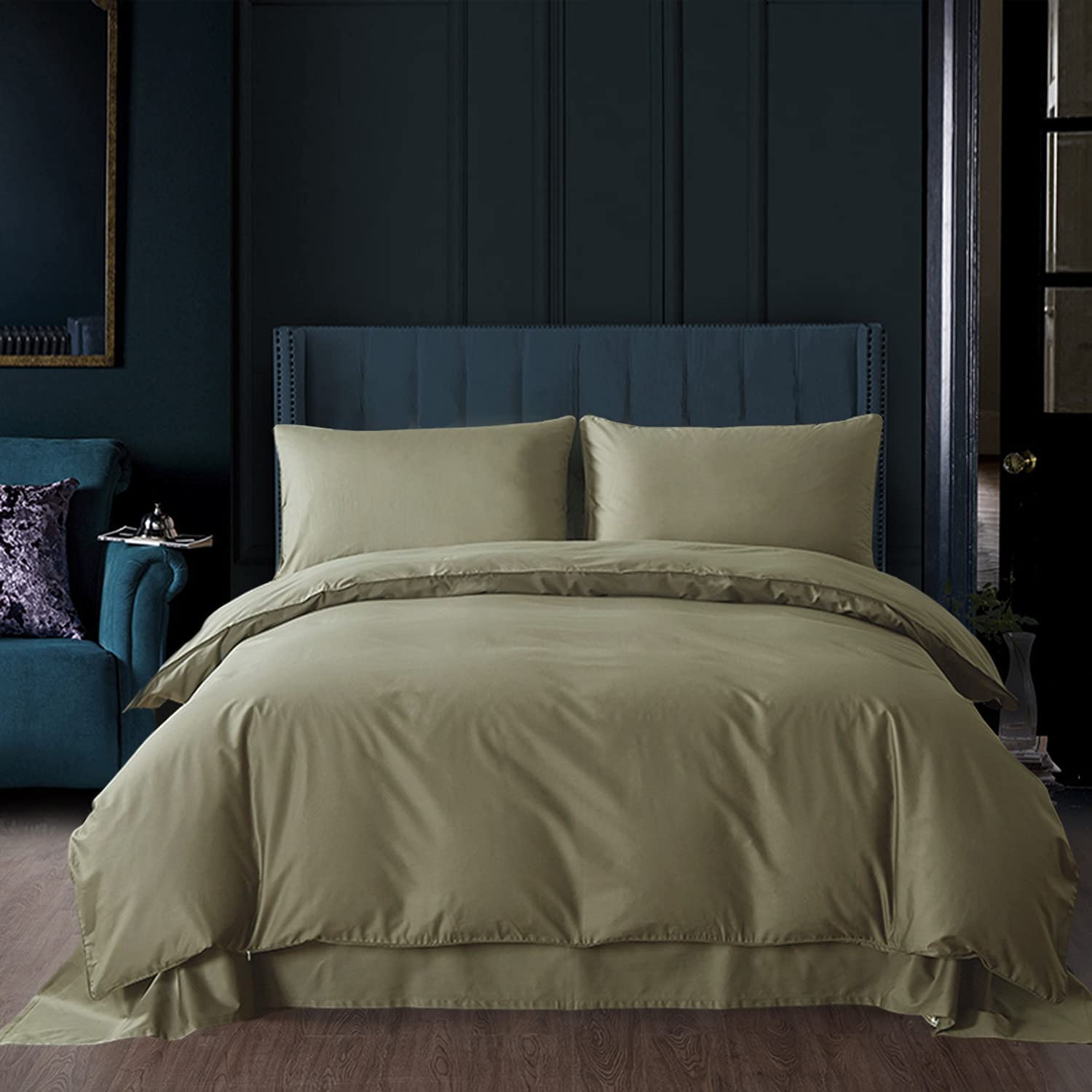 Price:$18.98 Cover Queen Size,White Green Grey Covers King Size,Bedding 3 Pieces with Zipper Closure, Blue Black Twin Full Cover Queen Sets 2 Pillow Sham (Beige, Queen(90"x90")) : Home & Kitchen